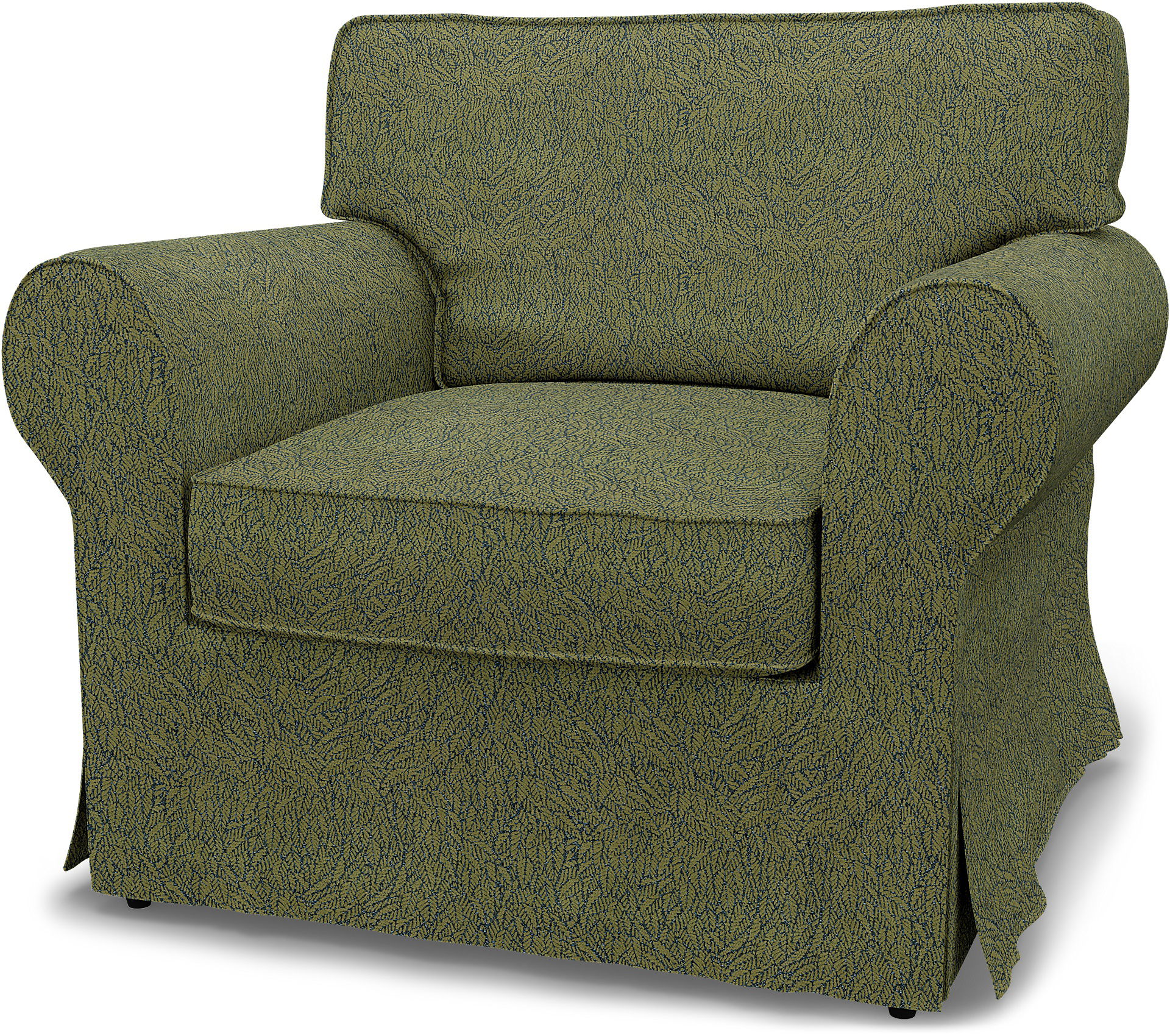 Bemz IKEA - Hoes voor fauteuil Ektorp, Green, DE NATURES’ PALETTE COLLECTION VAN 