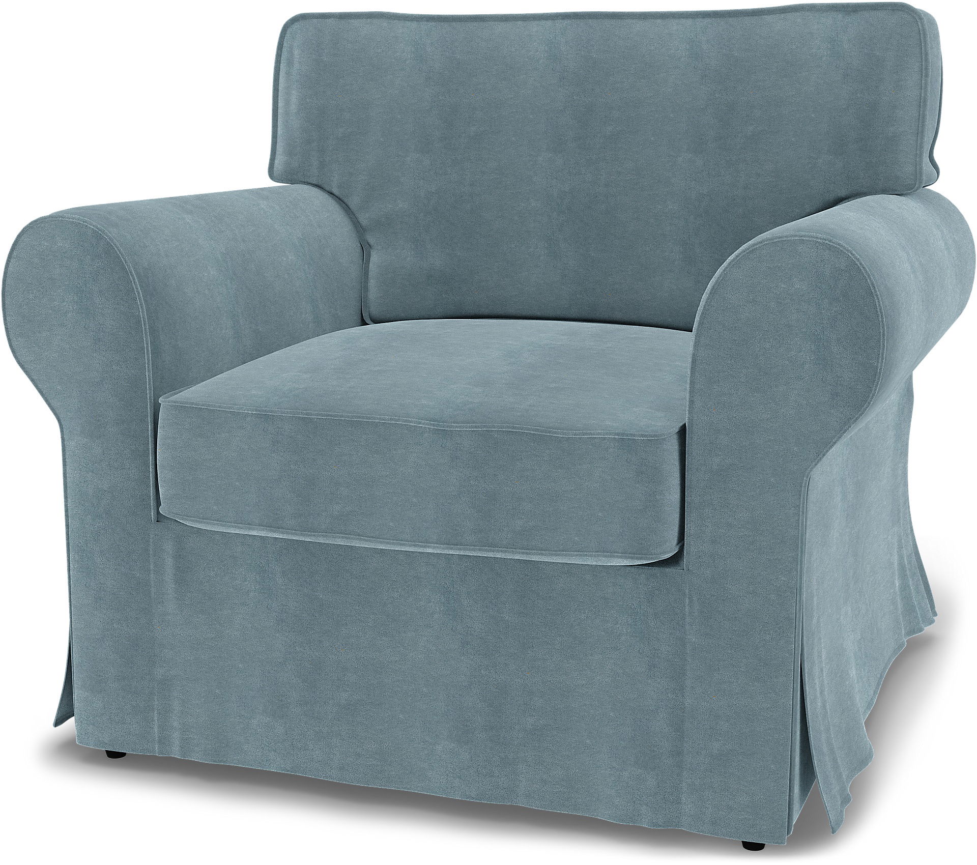 Bemz IKEA - Hoes voor fauteuil Ektorp, Air Blue, DE NATURES’ PALETTE COLLECTION VAN 