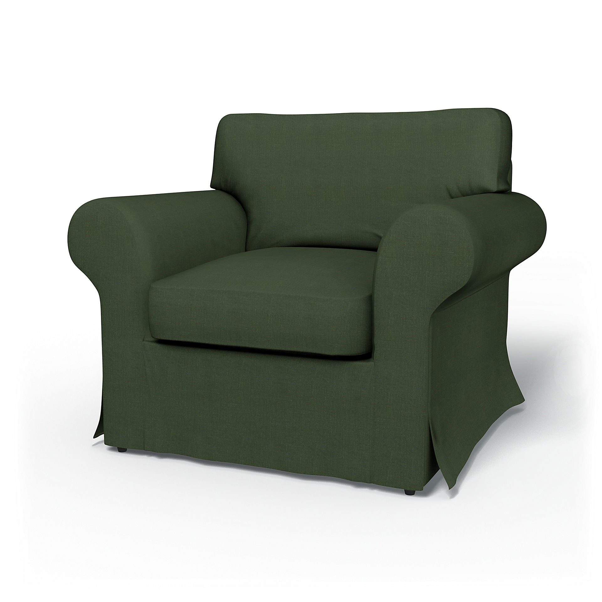 Bemz IKEA - Hoes voor fauteuil Ektorp, Moss, Linnen