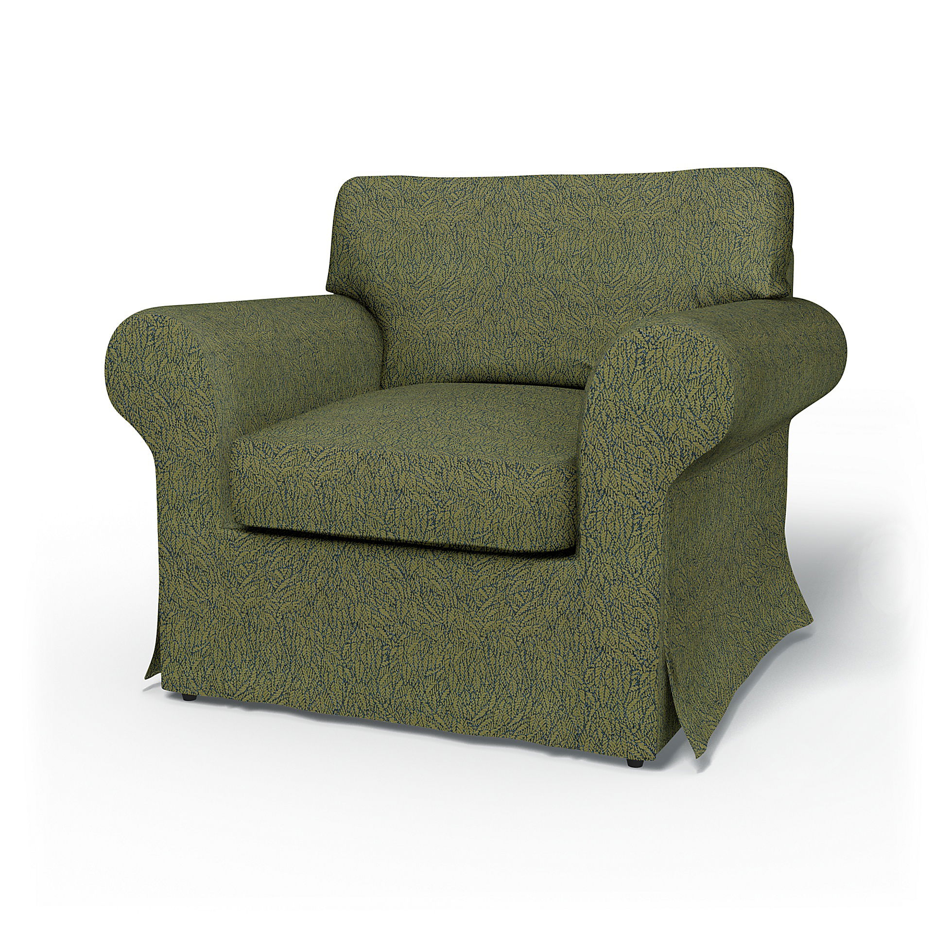 Bemz IKEA - Hoes voor fauteuil Ektorp, Green, DE NATURES’ PALETTE COLLECTION VAN 