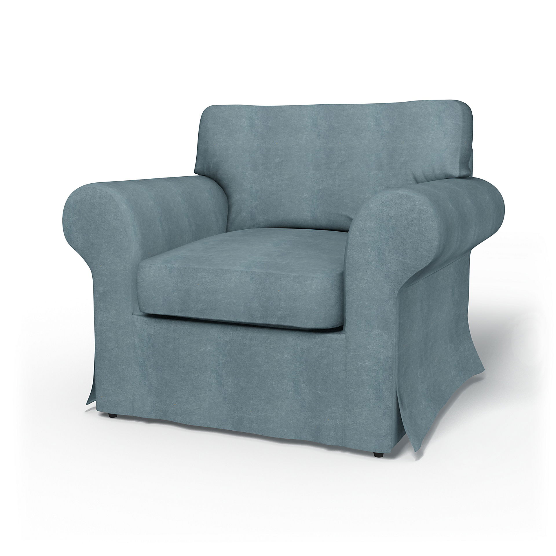 Bemz IKEA - Hoes voor fauteuil Ektorp, Air Blue, DE NATURES’ PALETTE COLLECTION VAN 