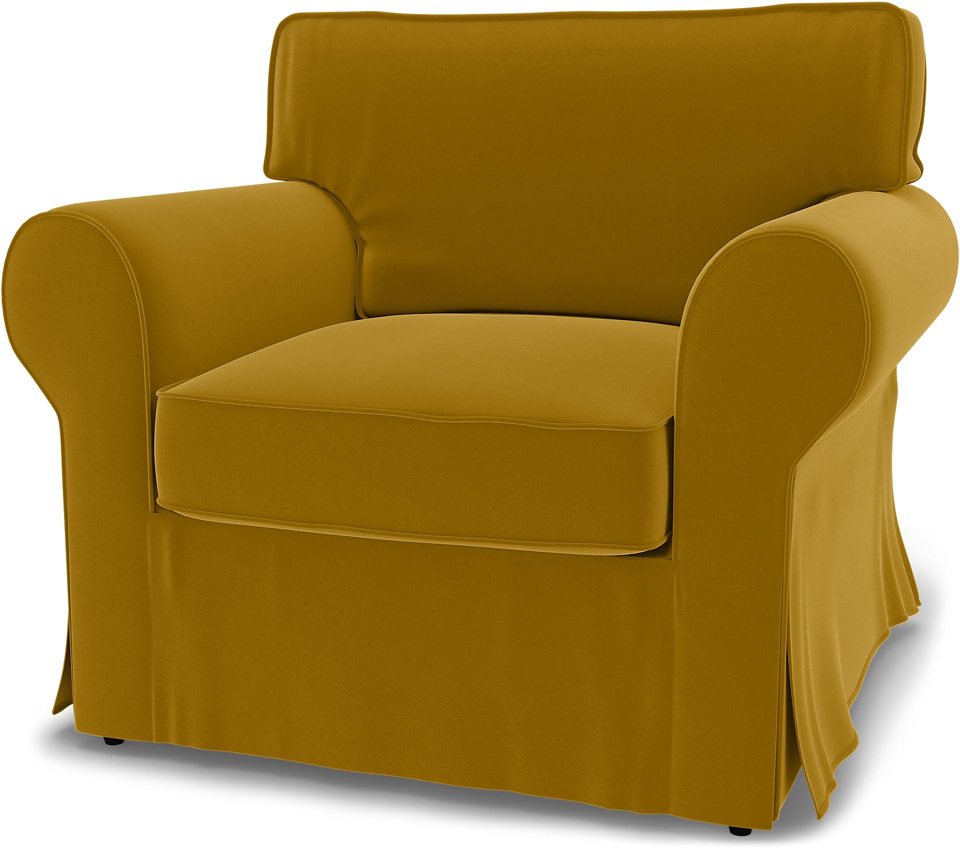 IKEA - Ektorp Armchair Cover, Dijon, Velvet - Bemz