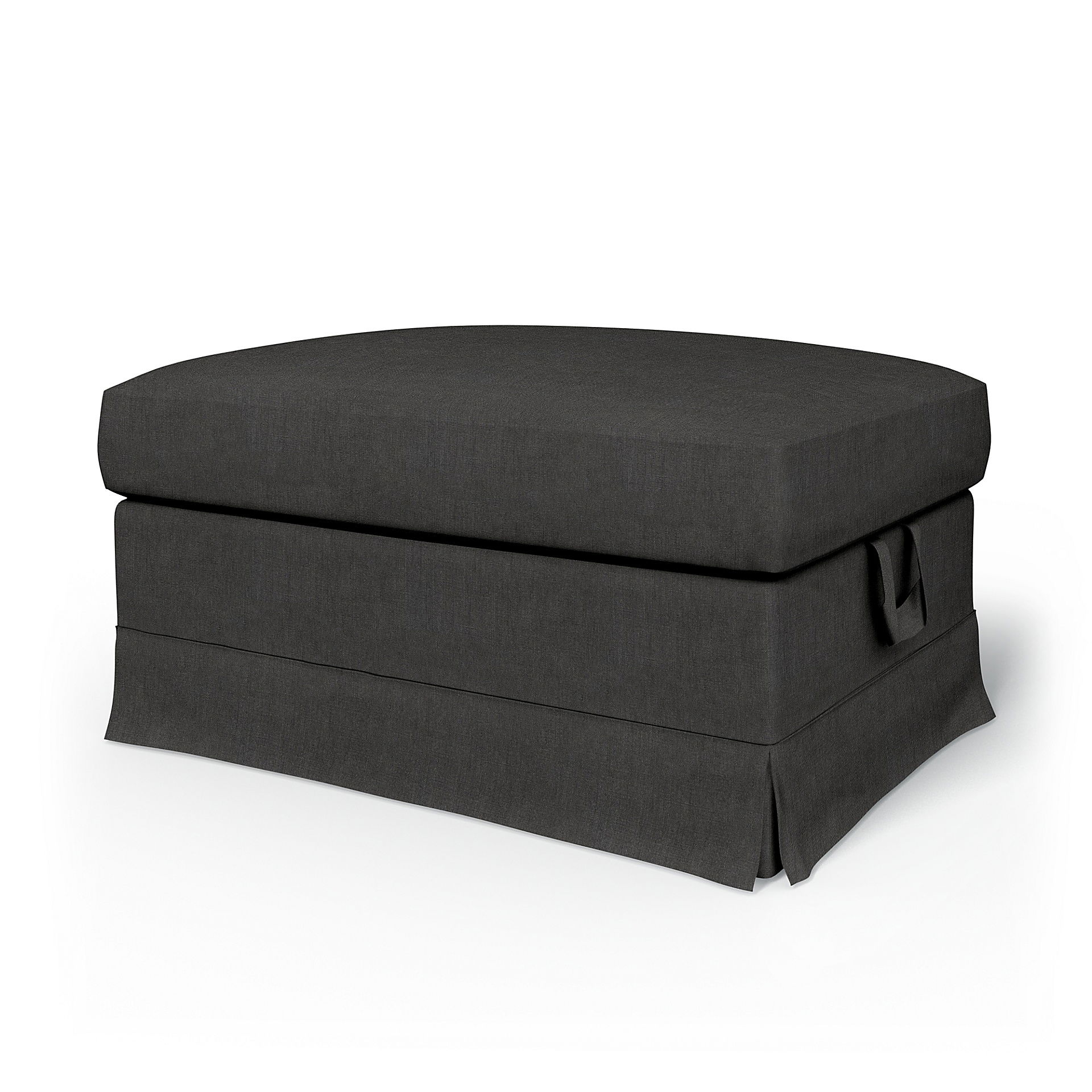 IKEA - Housse de repose-pieds Ektorp, Espresso, Lin - Bemz