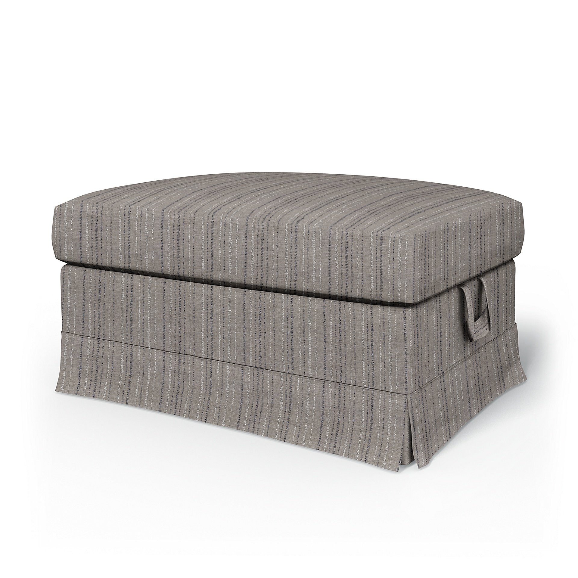 IKEA - Ektorp Footstool Cover, , Boucle & Texture - Bemz