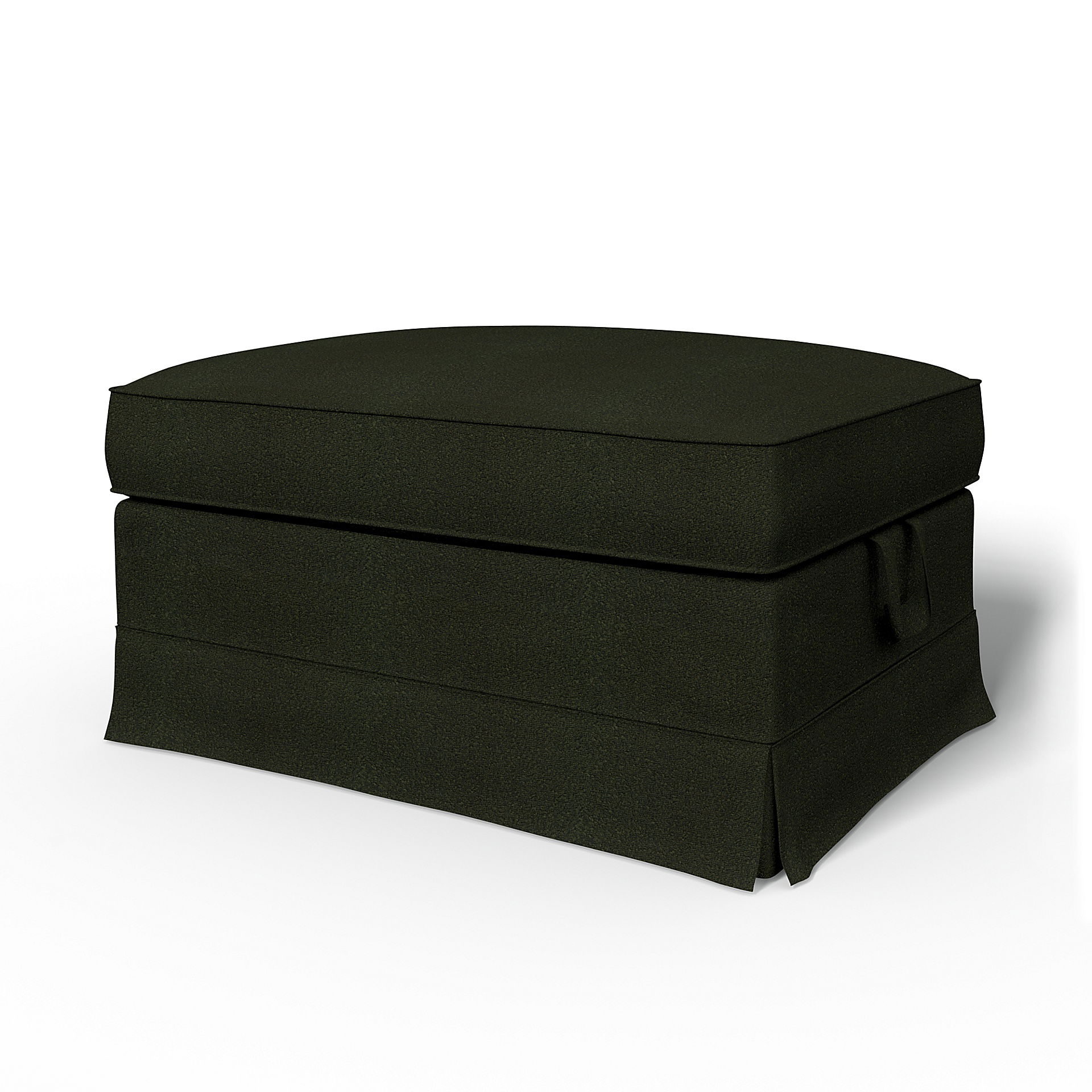 Bemz IKEA - Hoes voor voetenbank Ektorp, Dark Moss Green, DE NATURES’ PALETTE COLLECTION VAN 