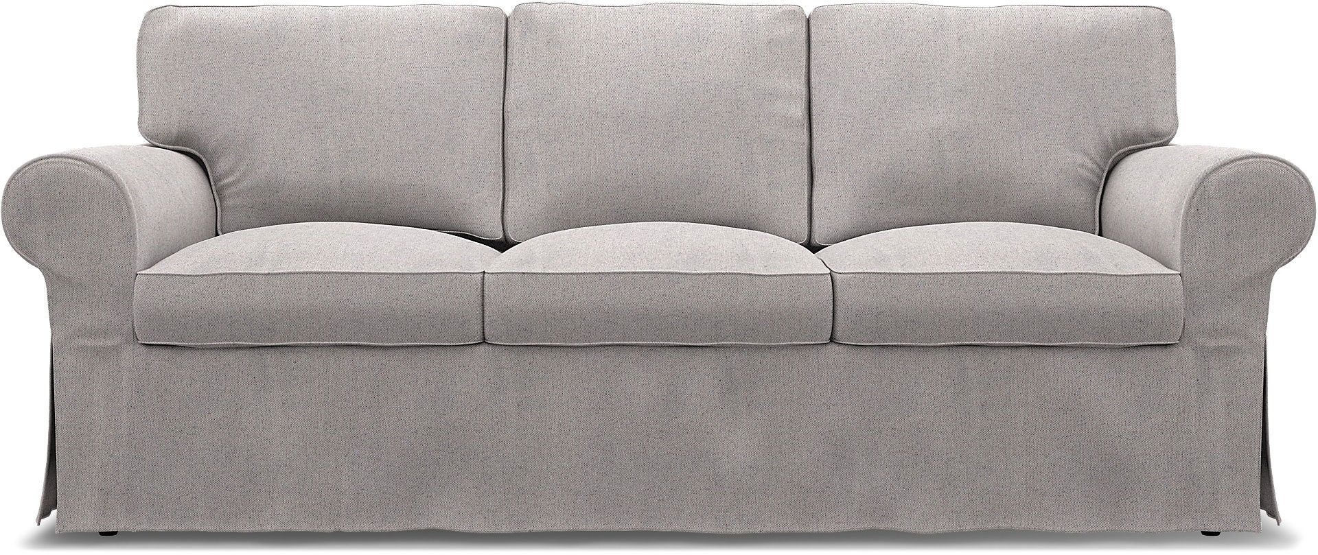 IKEA - Ektorp 3 Seater Sofa Bed Cover, Natural, Cotton - Bemz