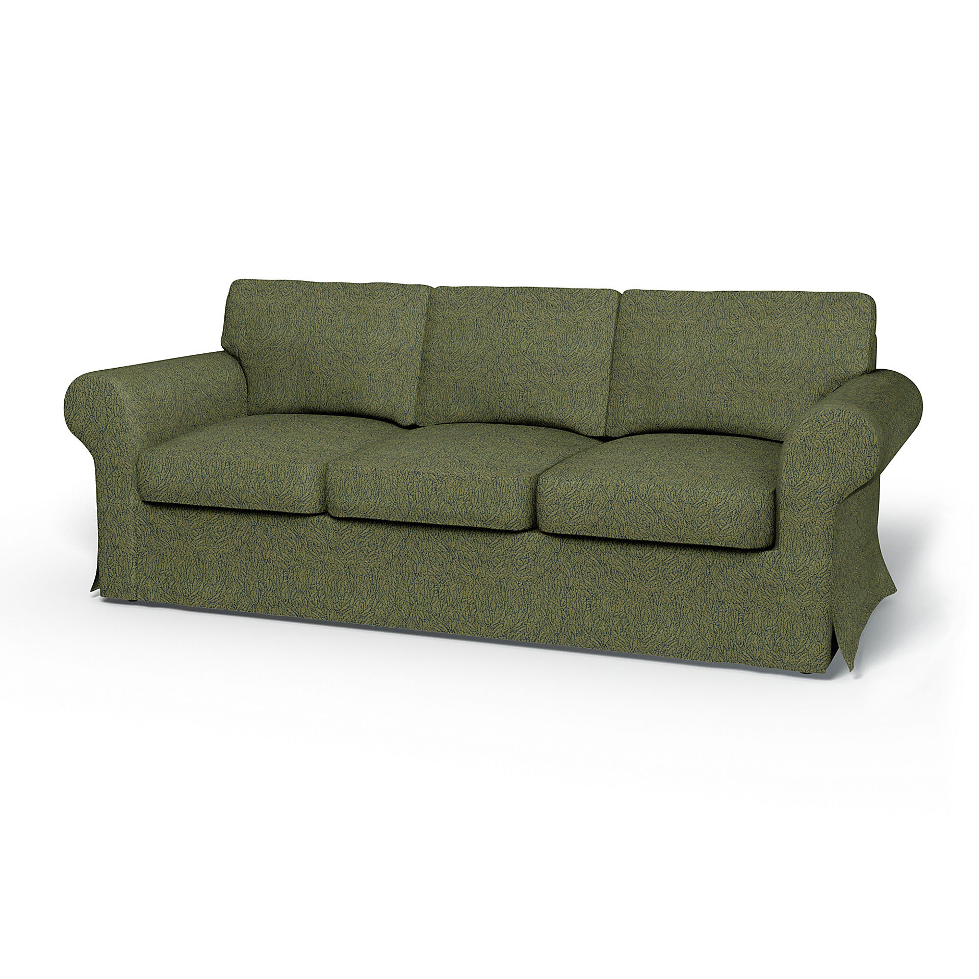 Bemz IKEA - Hoes voor 3-zitsslaapbank Ektorp, Green, DE NATURES’ PALETTE COLLECTION VAN 