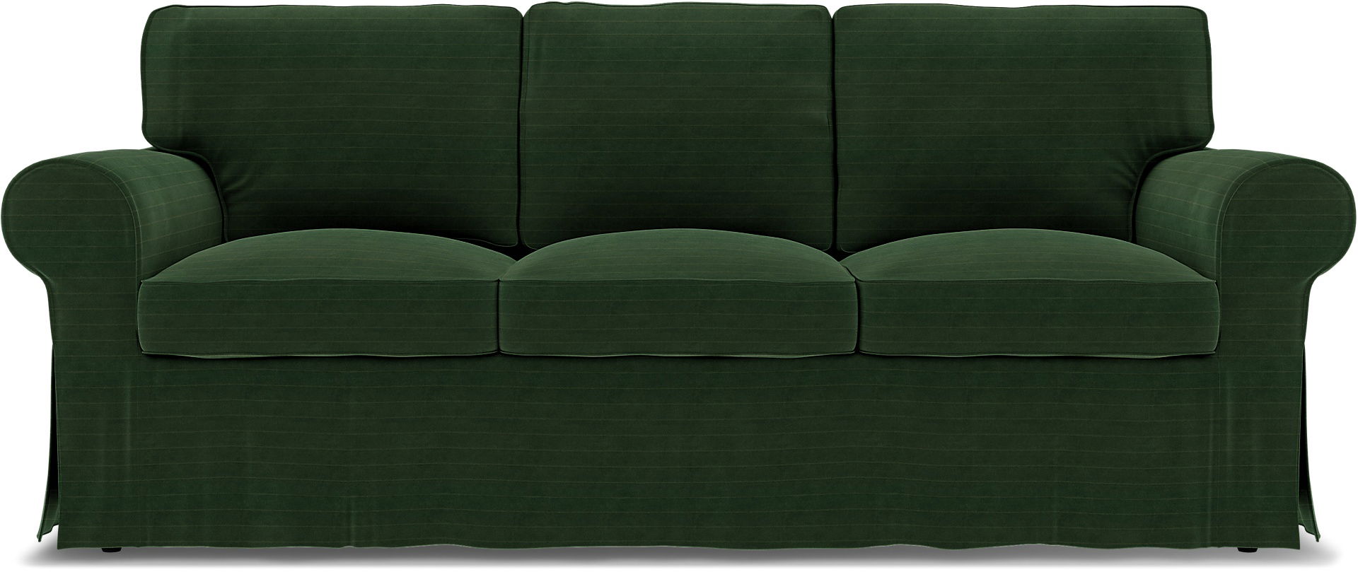 Bemz IKEA - Hoes voor 3-zitsslaapbank Ektorp, Deep Green, DE NATURES’ PALETTE COLLECTION VAN 