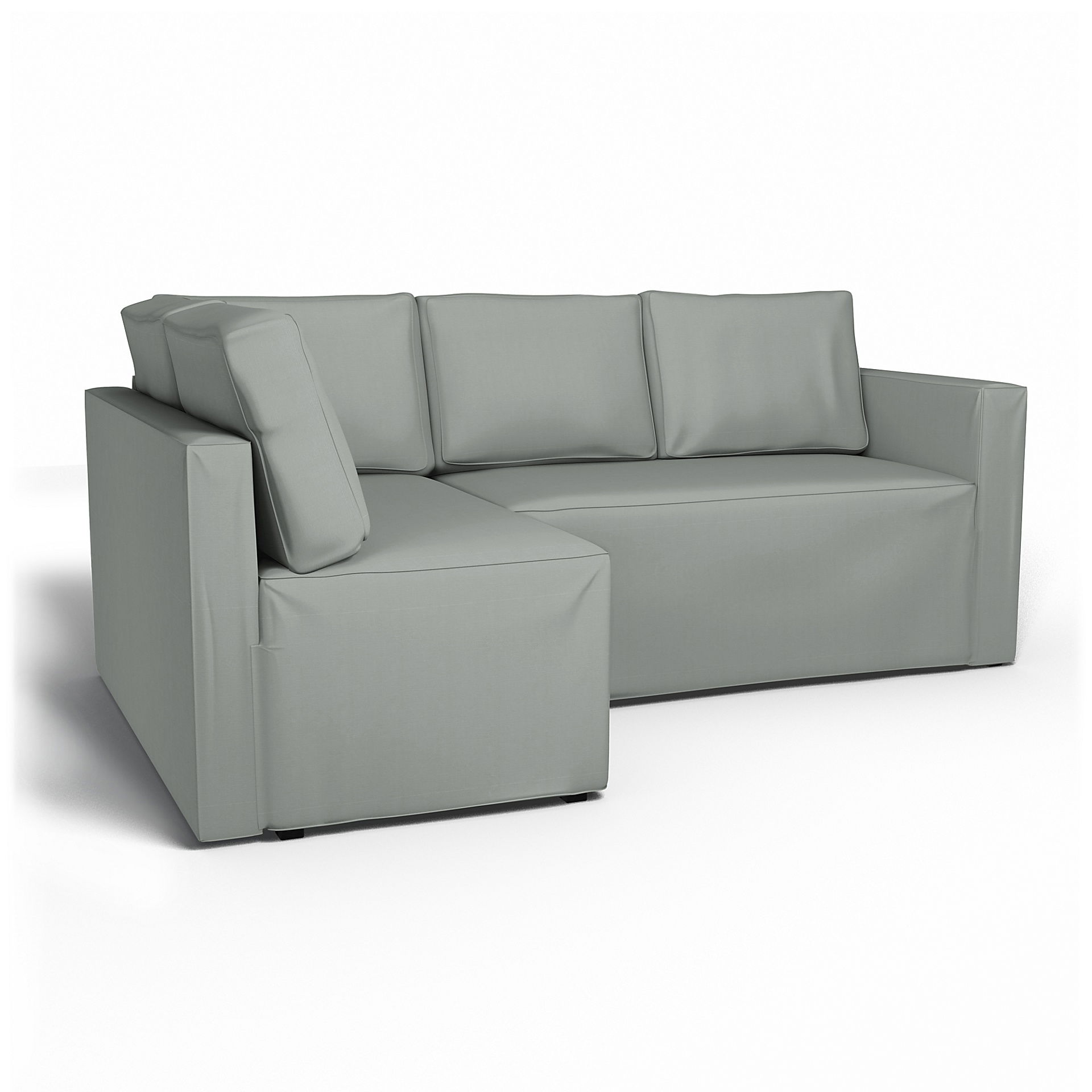 IKEA - Fågelbo Sofa Bed with Left Chaise Cover, Drizzle, Cotton - Bemz