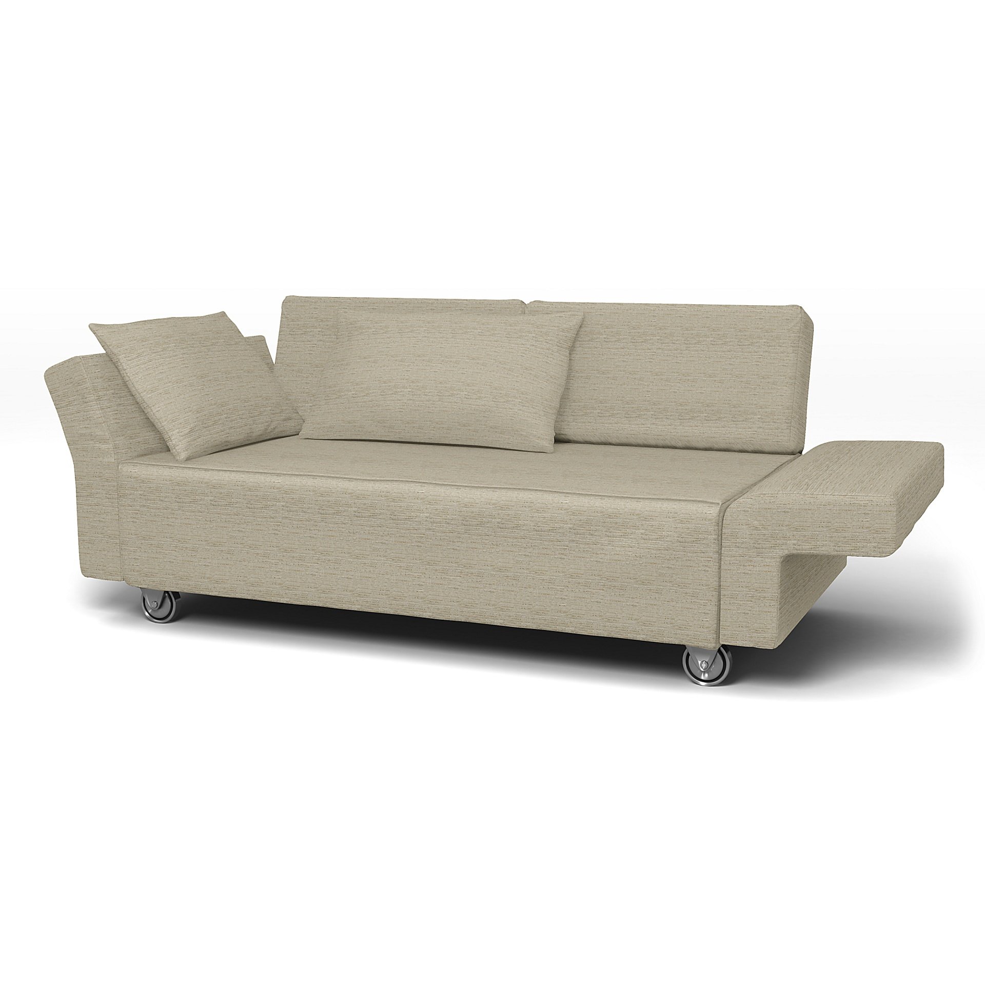 IKEA - Falsterbo 2 Seater Sofa Cover, Light Sand, Boucle & Texture - Bemz