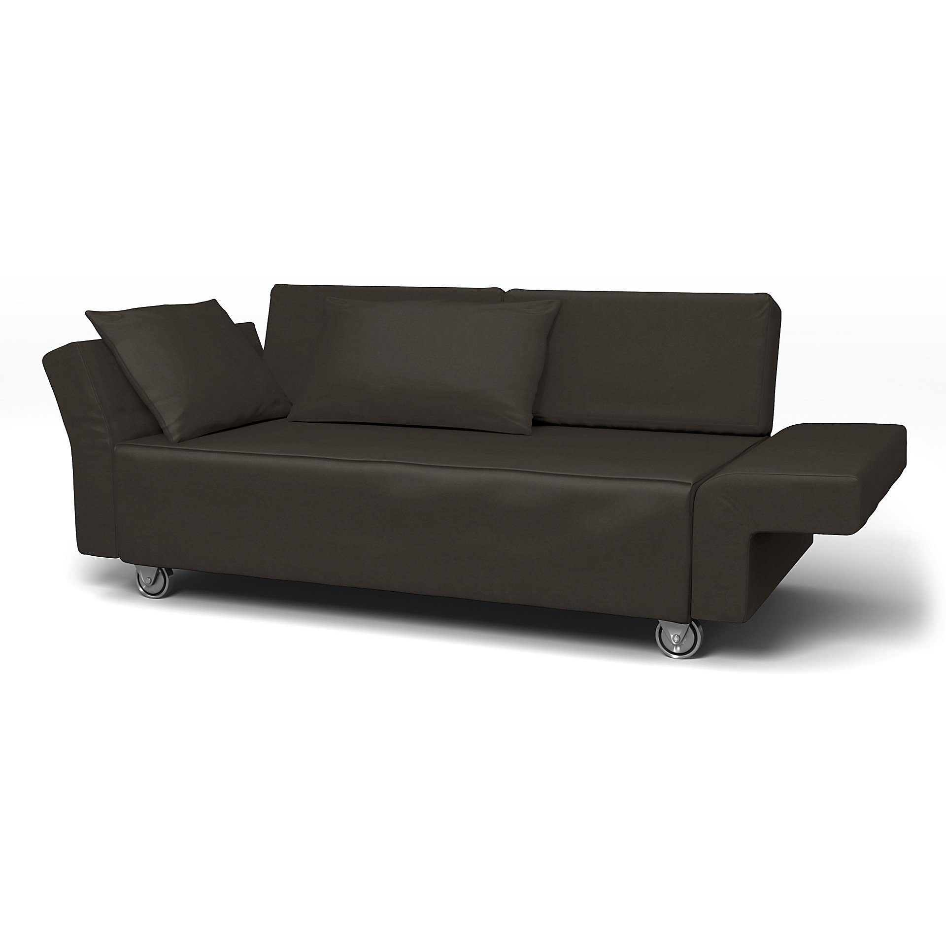 IKEA - Falsterbo 2 Seater Sofa Cover, Licorice, Velvet - Bemz