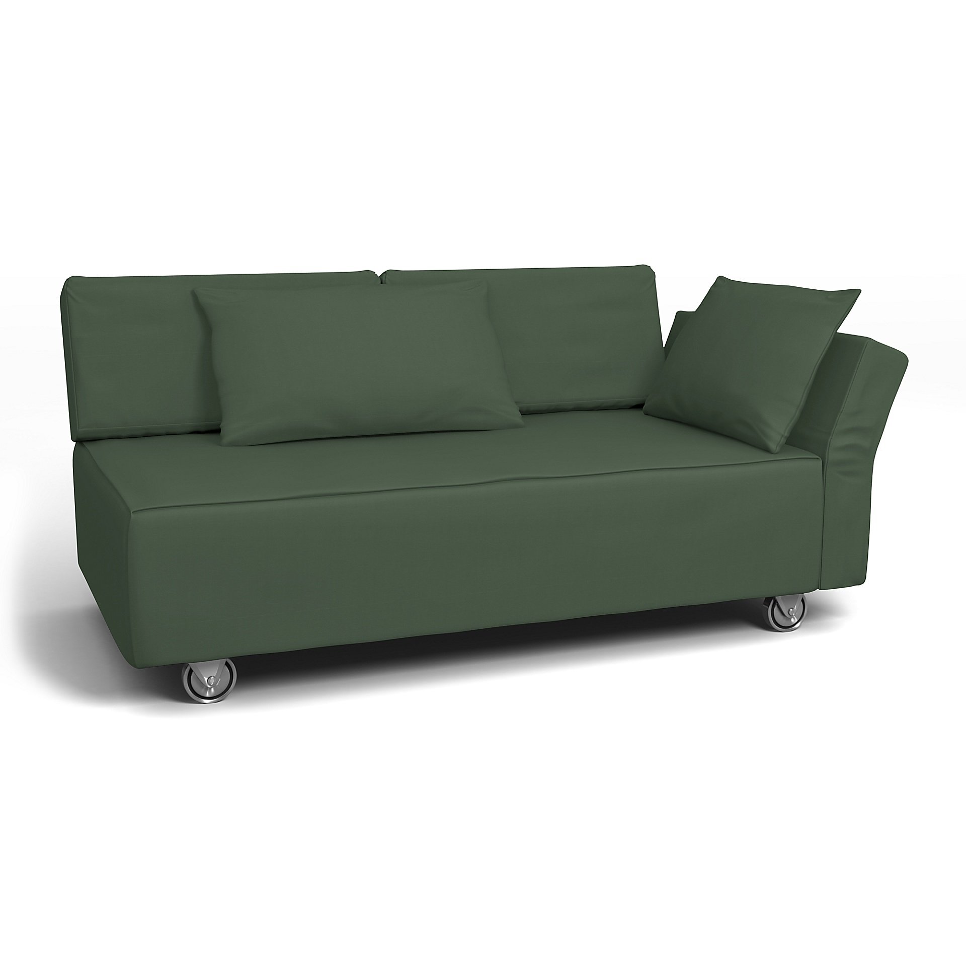 IKEA - Falsterbo 2 Seat Sofa with Right Arm Cover, Thyme, Cotton - Bemz