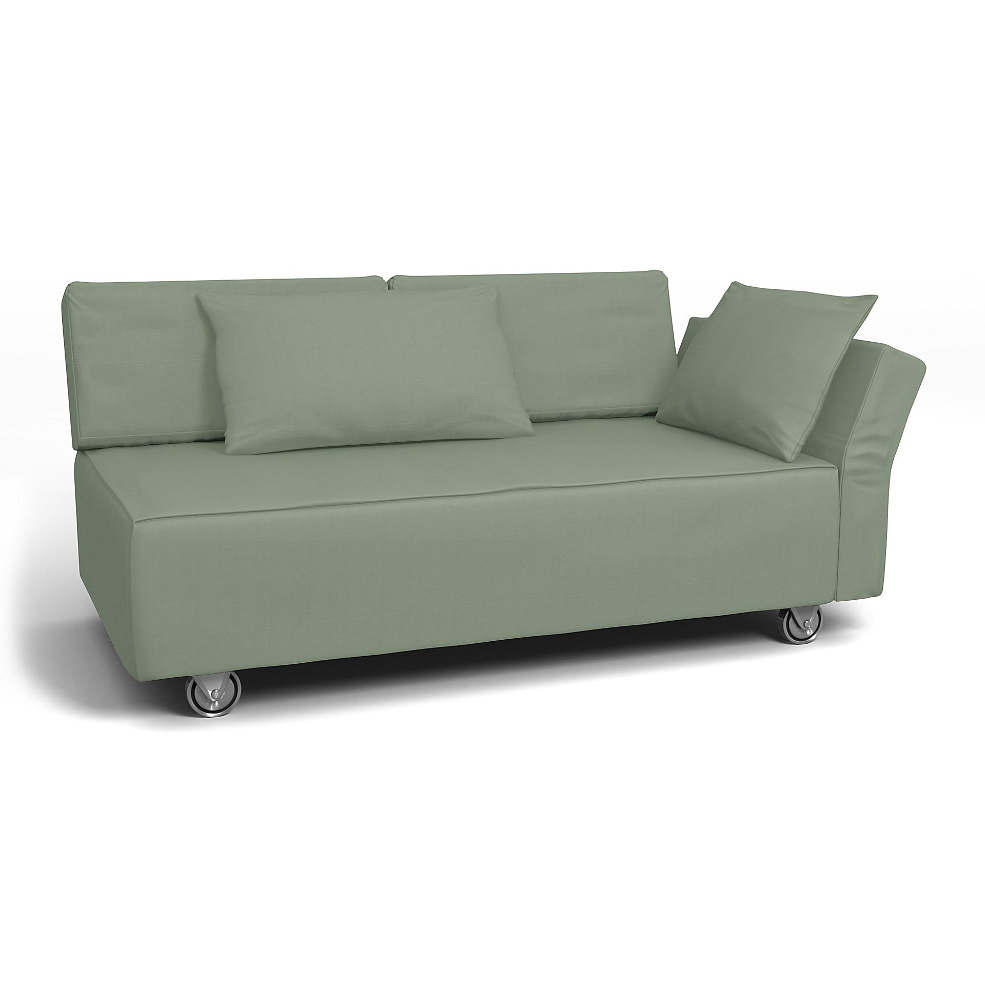 IKEA - Falsterbo 2 Seat Sofa with Right Arm Cover, Seagrass, Cotton - Bemz