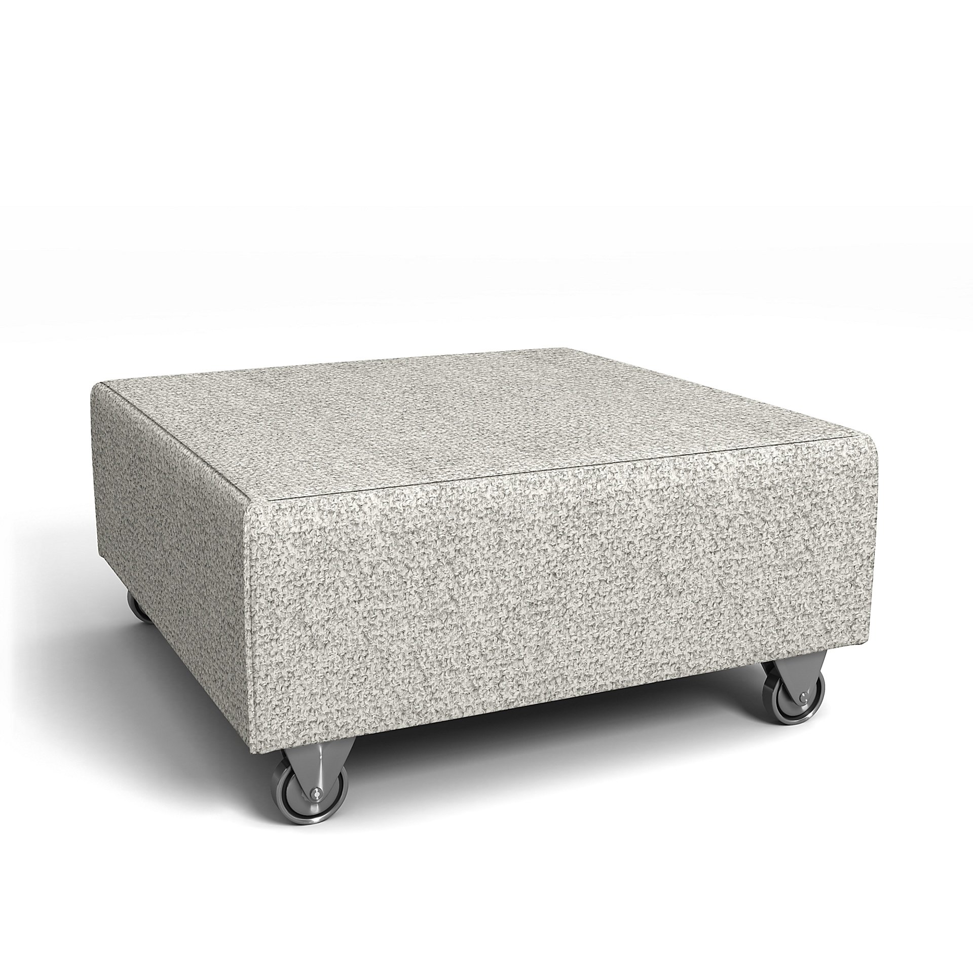 IKEA - Falsterbo Footstool Cover, Driftwood, Boucle & Texture - Bemz