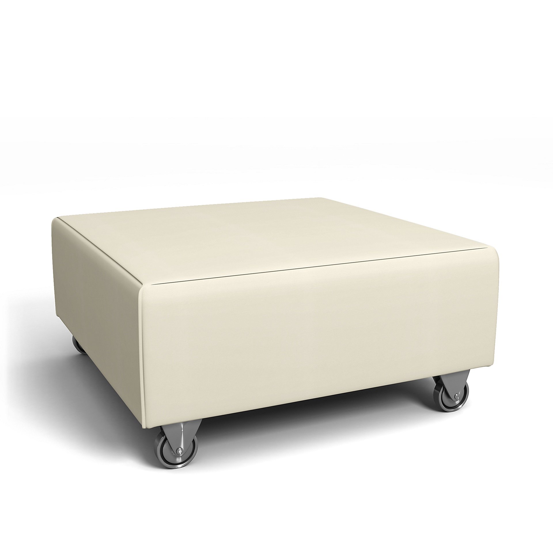 IKEA - Falsterbo Footstool Cover, Tofu, Cotton - Bemz