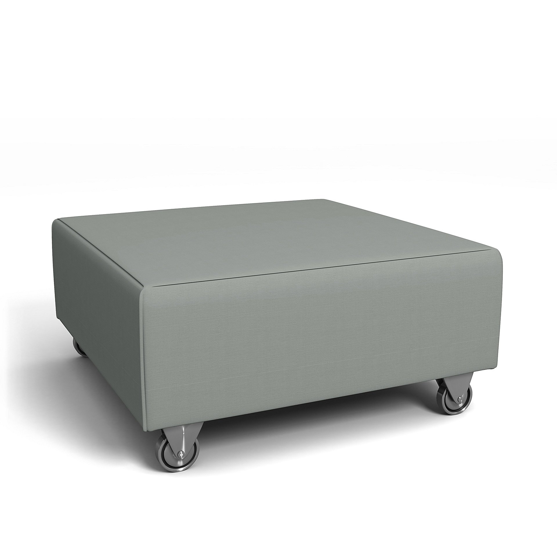 IKEA - Falsterbo Footstool Cover, Drizzle, Cotton - Bemz