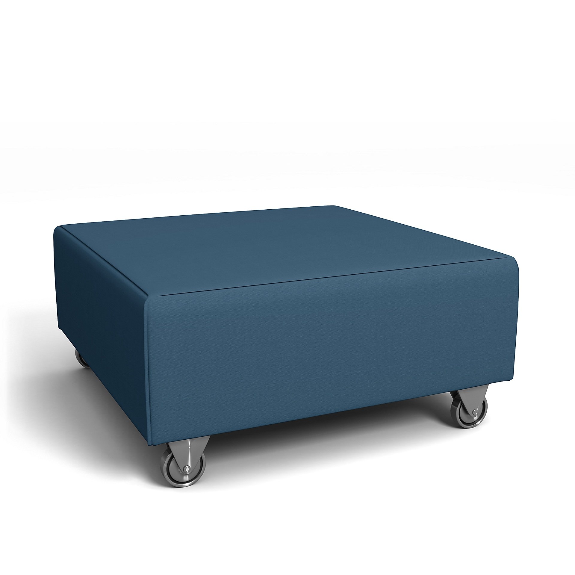 IKEA - Falsterbo Footstool Cover, Real Teal, Cotton - Bemz