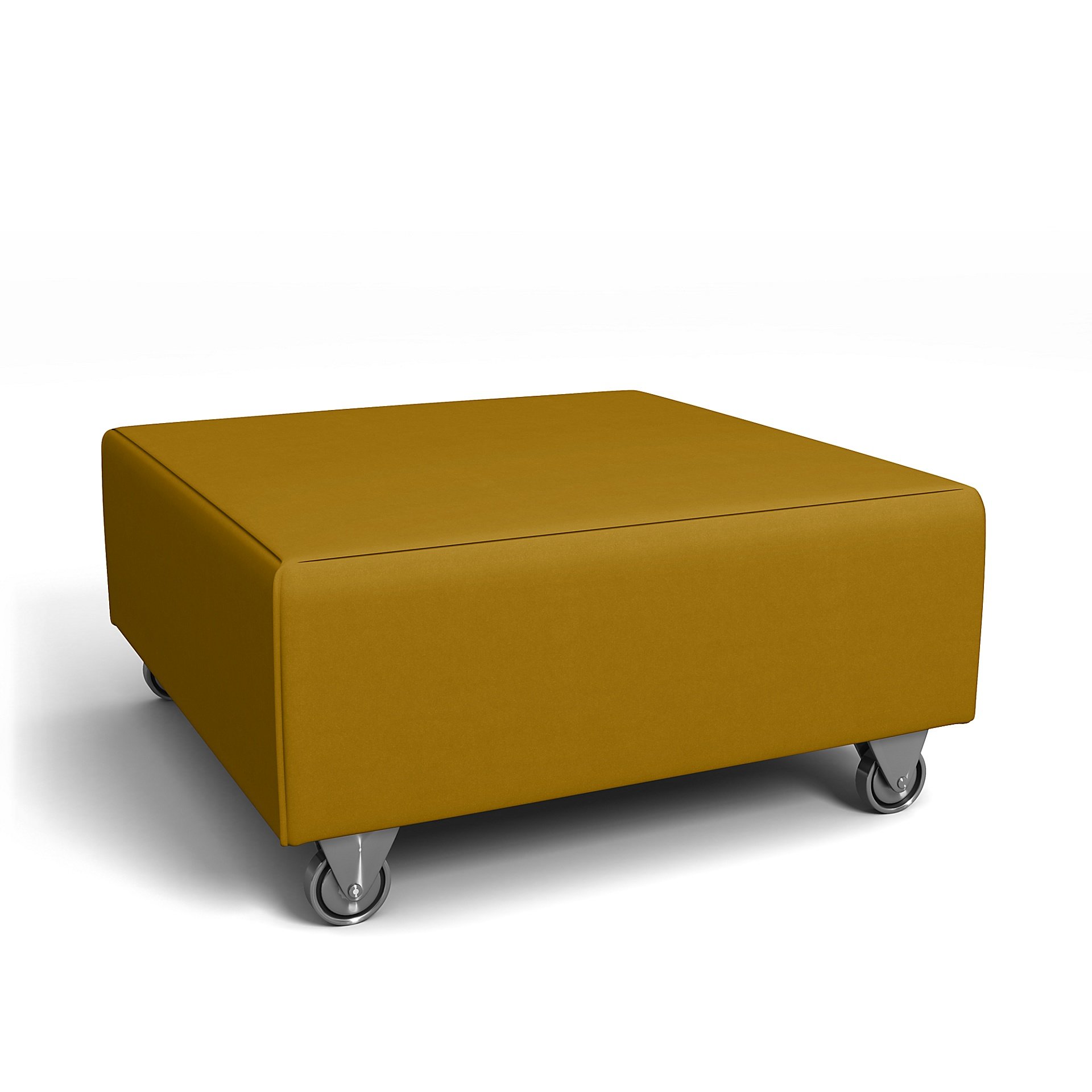 IKEA - Falsterbo Footstool Cover, Dijon, Velvet - Bemz