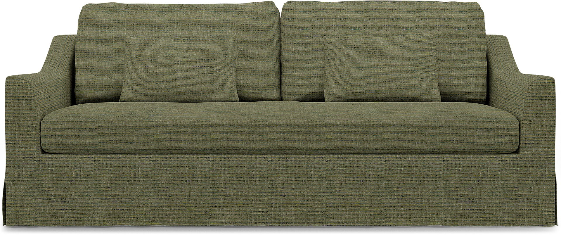 IKEA - Överdrag till Färlöv 3-sitssoffa, Meadow Green, BOUCLÉ & TEXTUR - Bemz