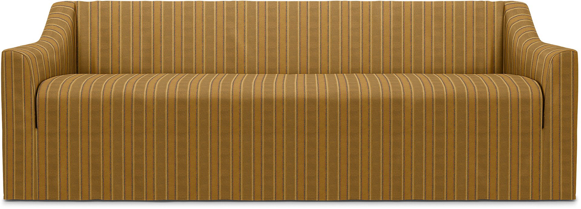 IKEA - Överdrag till Färlöv 3-sitssoffa, Mustard Stripe, Bomull - Bemz