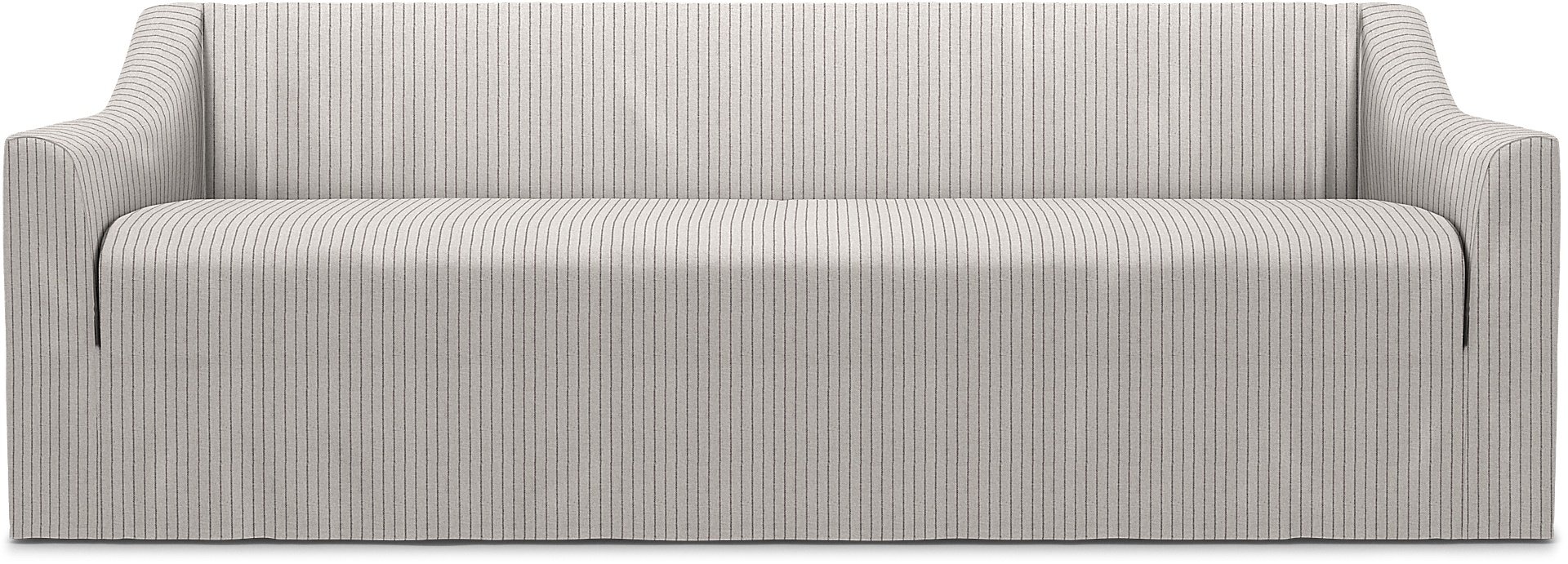 IKEA - Farlov 3 Seater Sofa Cover, Silver Grey, Cotton - Bemz
