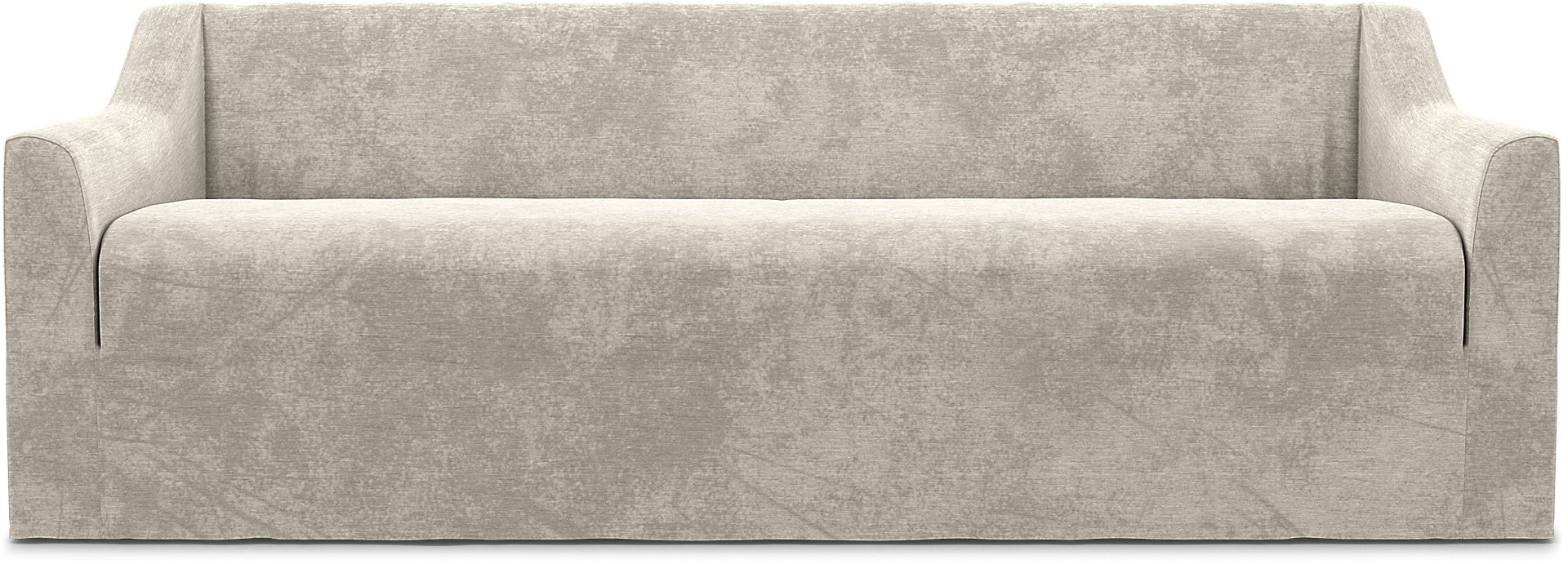 IKEA - Överdrag till Färlöv 3-sitssoffa, Natural White, Sammet - Bemz