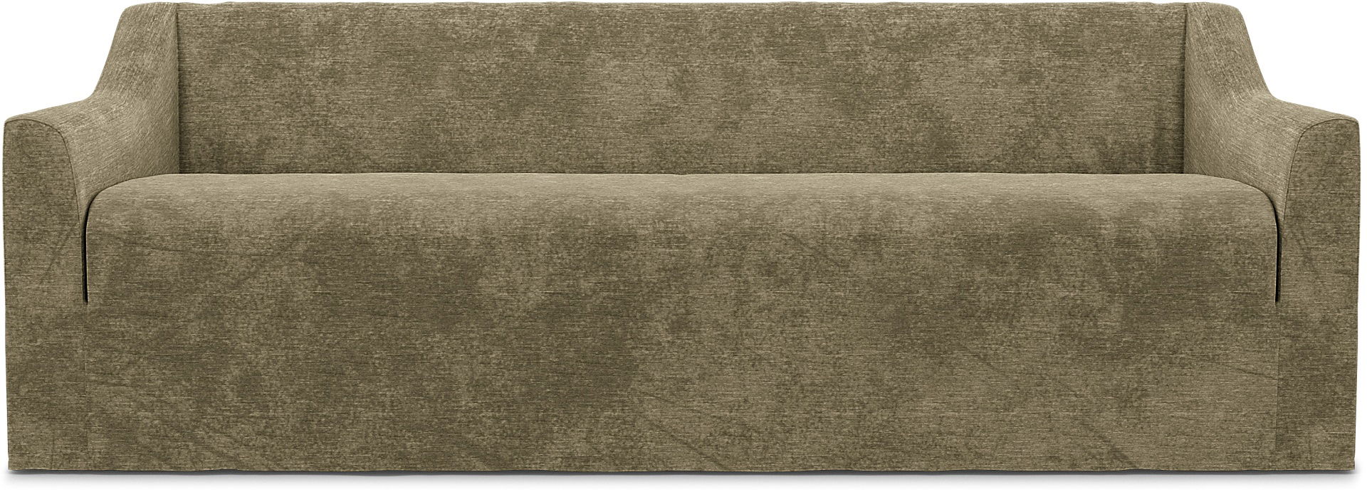IKEA - Färlöv 3 Seater Sofa Cover, Beige, Velvet - Bemz