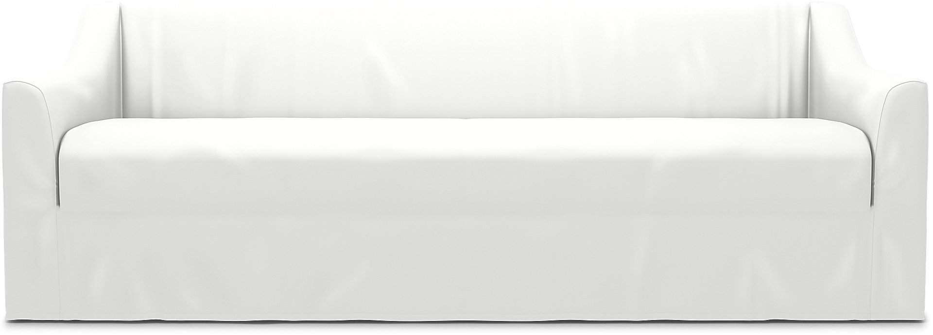 IKEA - Överdrag till Färlöv 3-sitssoffa, Absolute White, Linne - Bemz