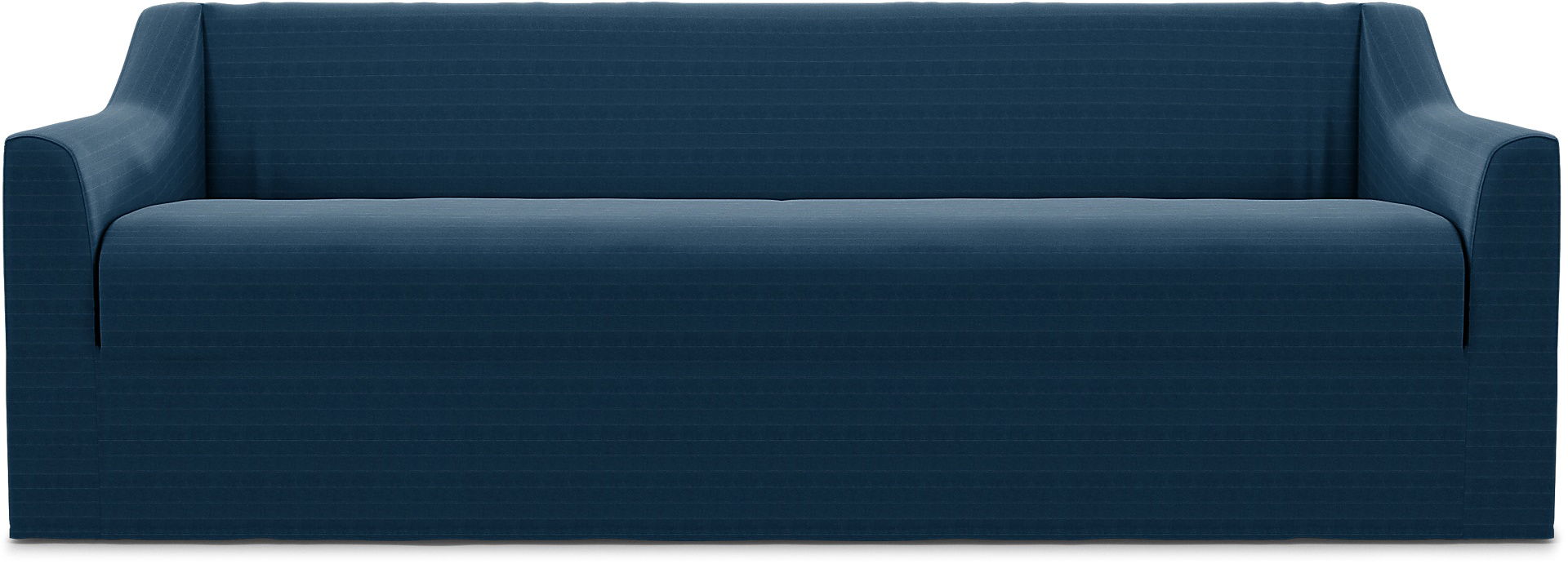 IKEA - Färlöv 3 Seater Sofa Cover, Denim Blue, Velvet - Bemz