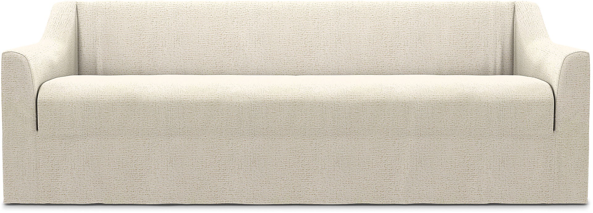 IKEA - Överdrag till Färlöv 3-sitssoffa, Ecru, BOUCLÉ & TEXTUR - Bemz
