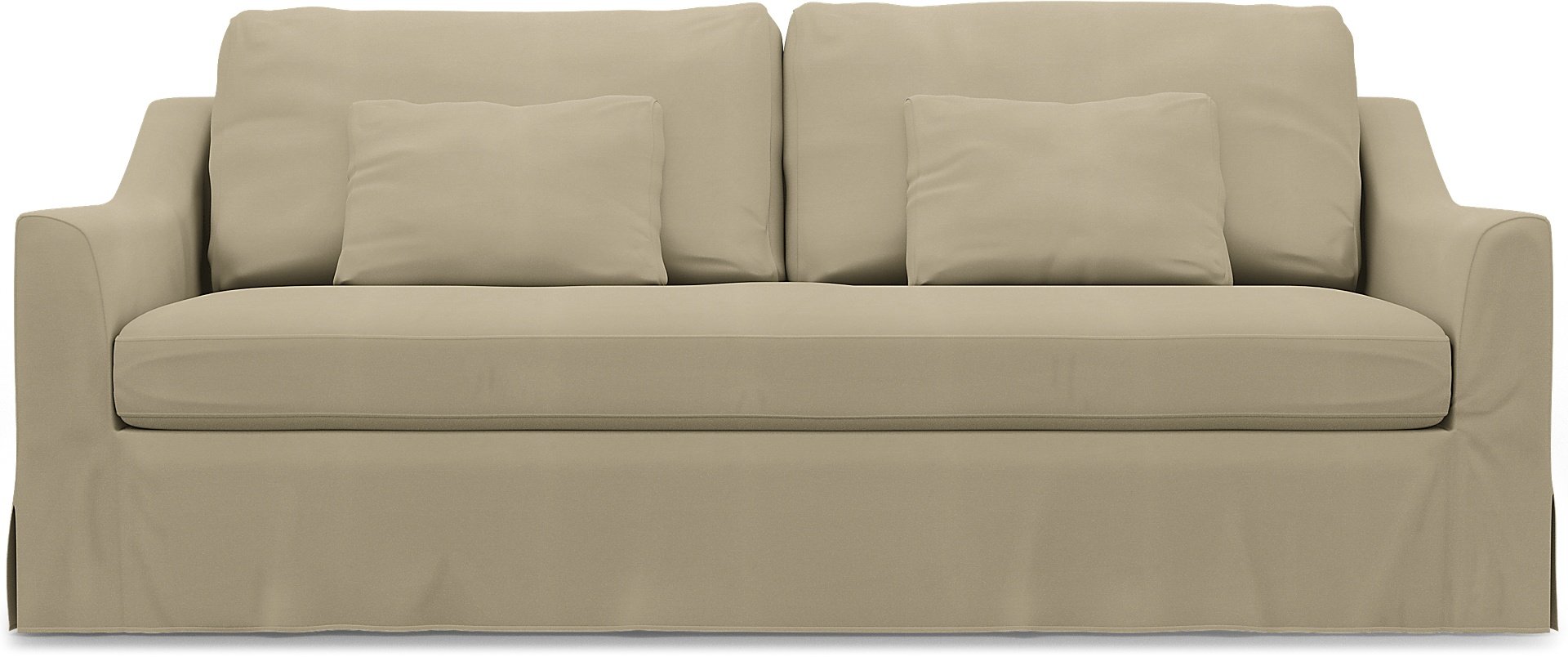 AGERÖD Funda para sofá de 2 plazas, gris - IKEA