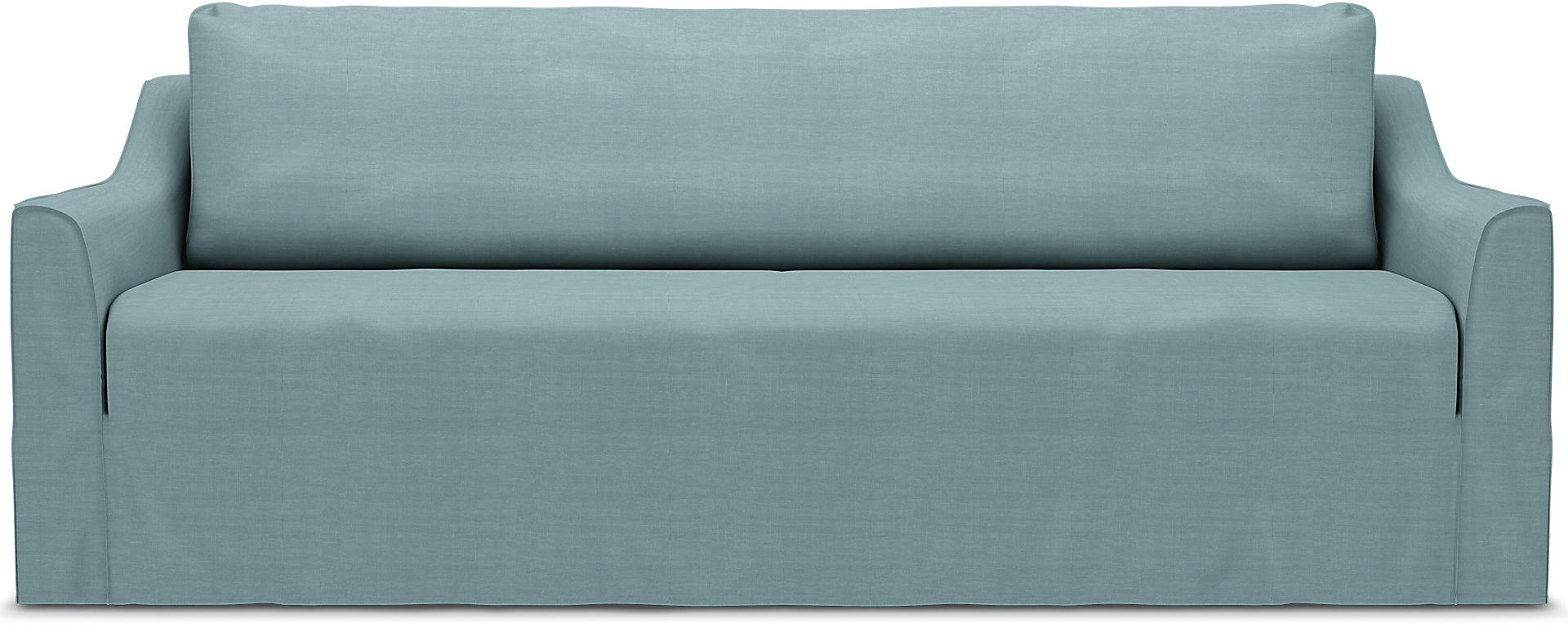 IKEA - Färlöv 3 Seater Sofa Cover, Dusty Blue, Linen - Bemz