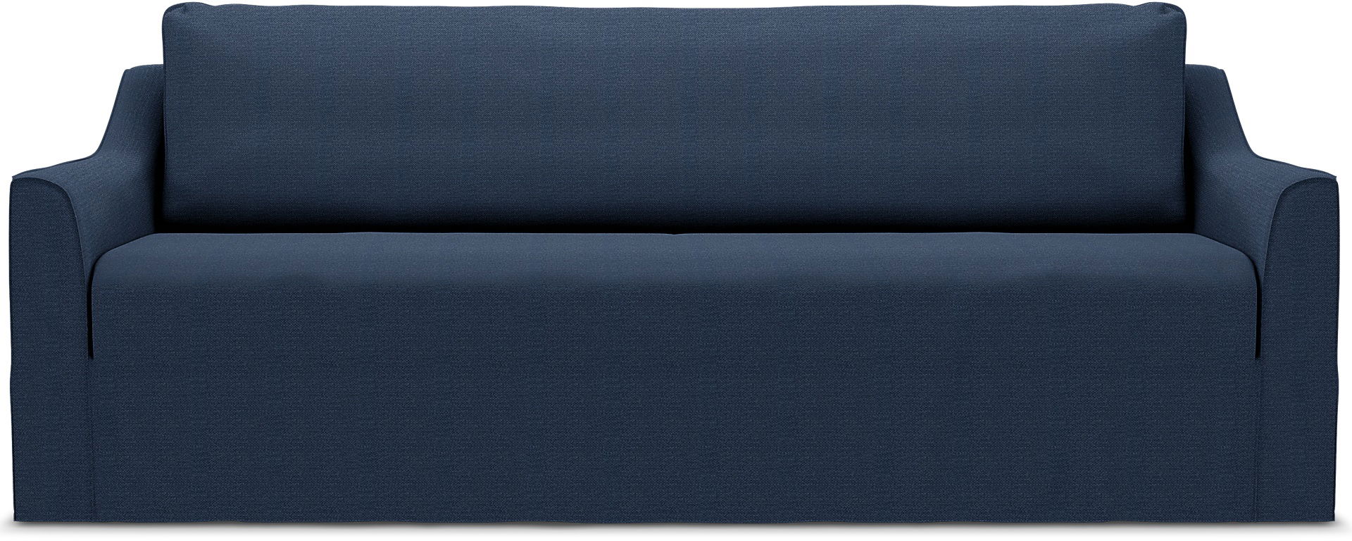 IKEA - Färlöv 3 Seater Sofa Cover, Navy Blue, Linen - Bemz