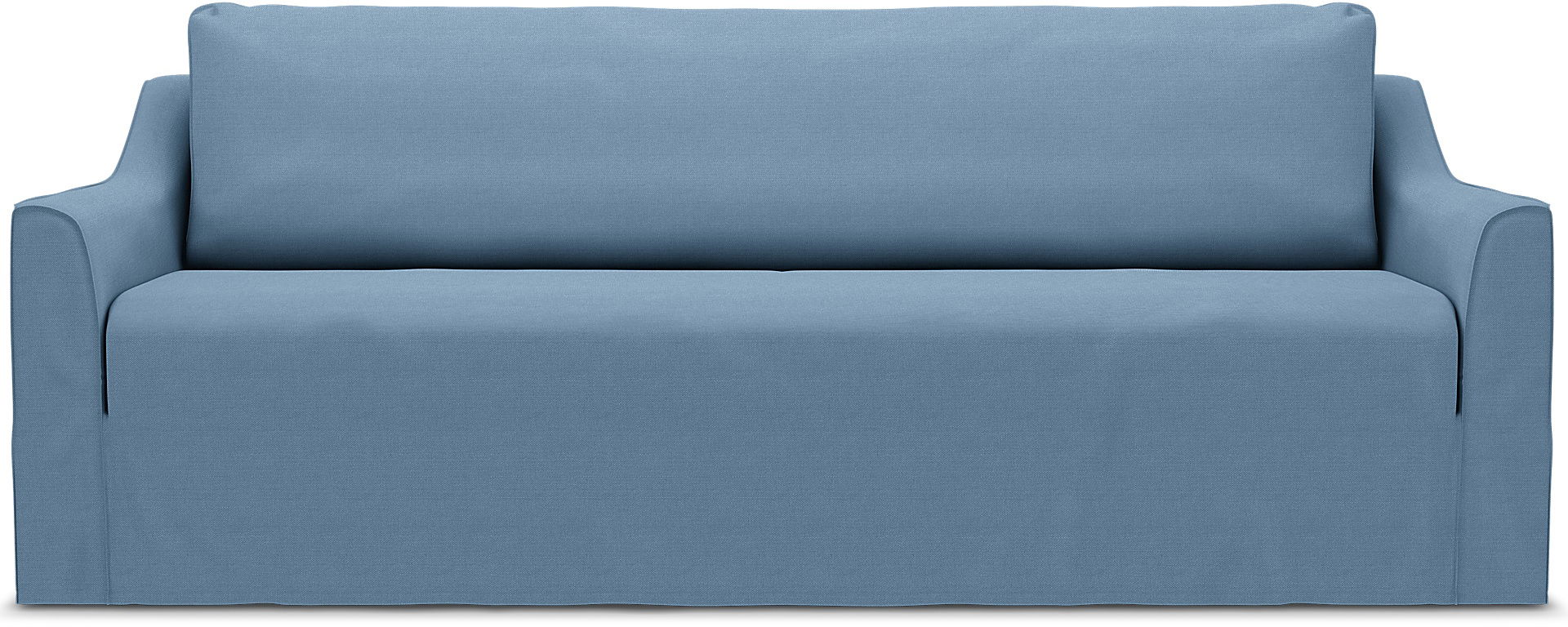 IKEA - Färlöv 3 Seater Sofa Cover, Vintage Blue, Linen - Bemz