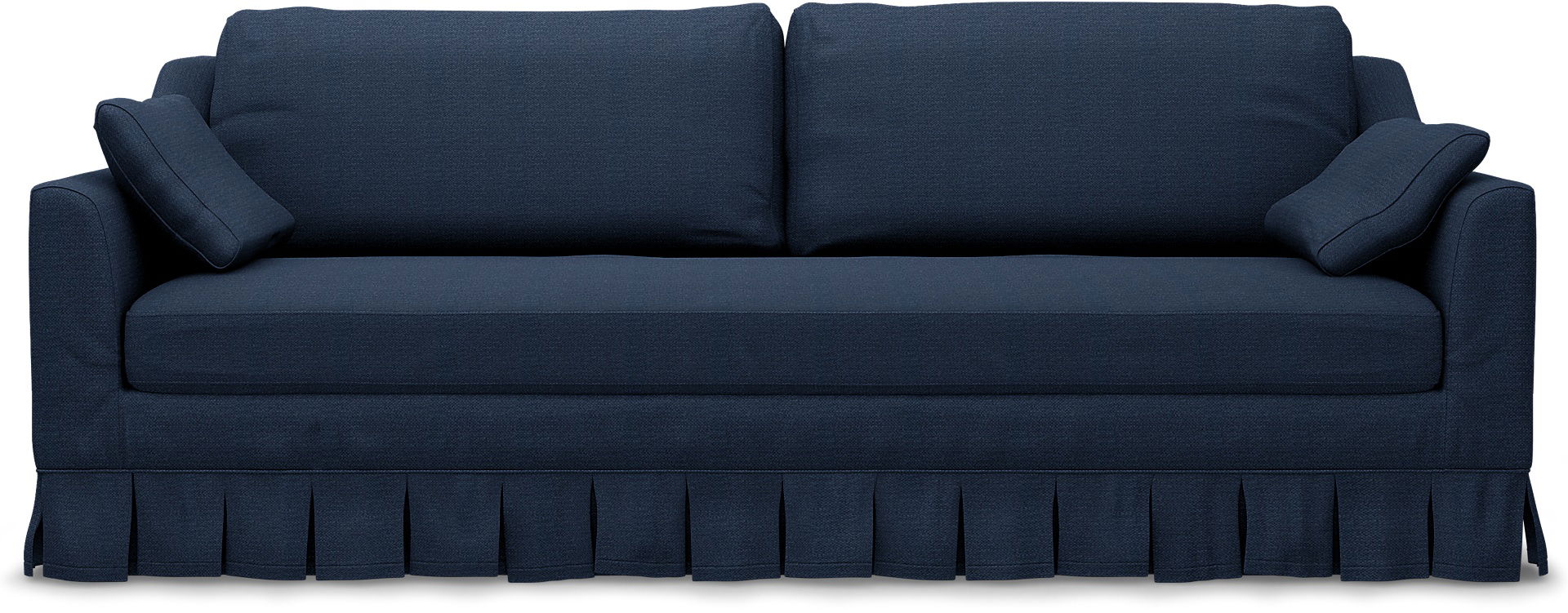 IKEA - Överdrag till Färlöv 3-sitssoffa, Navy Blue, Linne - Bemz