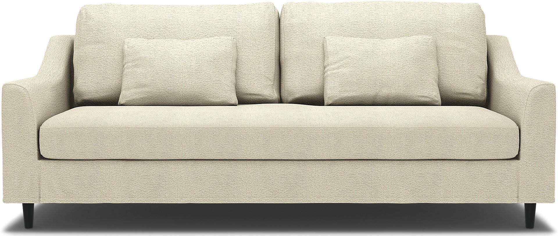 IKEA - FÄRLÖV 3 SEATER SOFA COVER EXPOSED LEG , Natural White, BEMZ NATURE'S PALETTE COLLECTION - Bemz