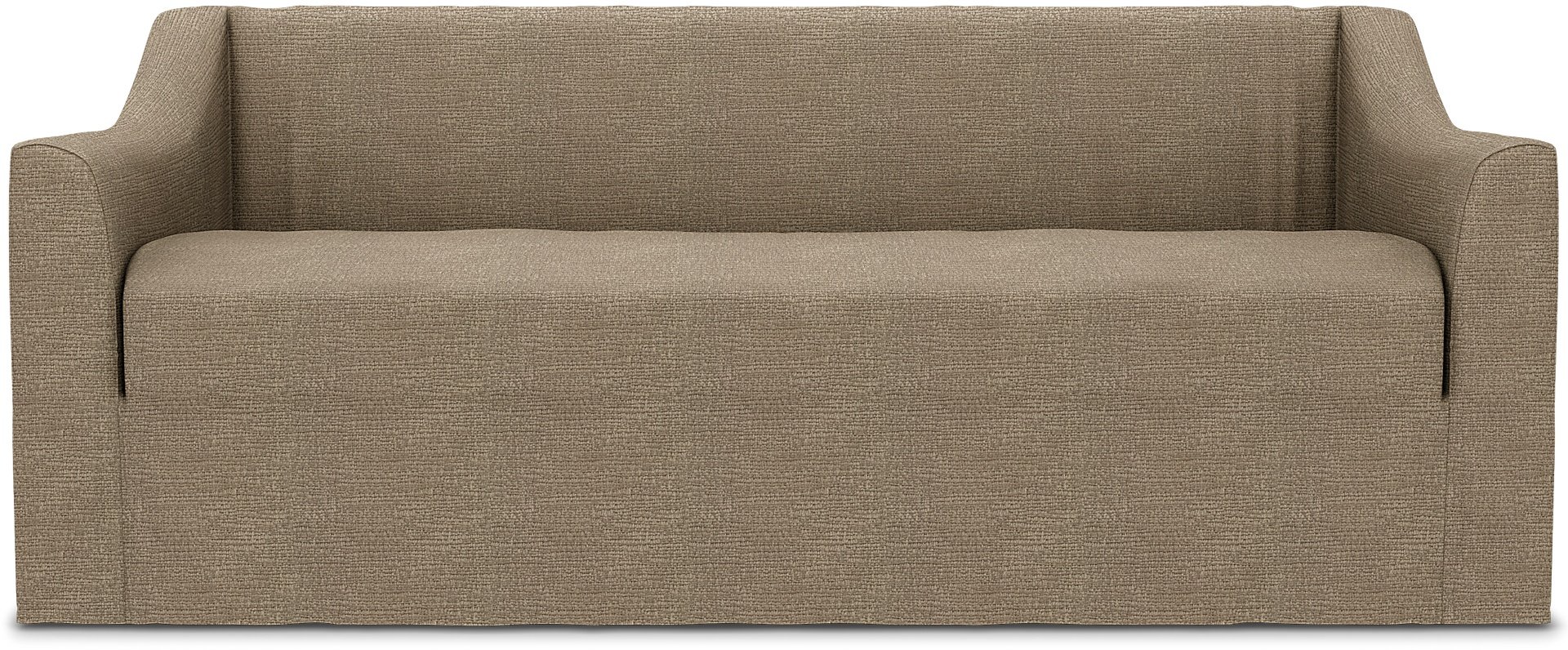 Farlov 2 Seater Sofa Cover, Camel, Boucle & Texture - Bemz