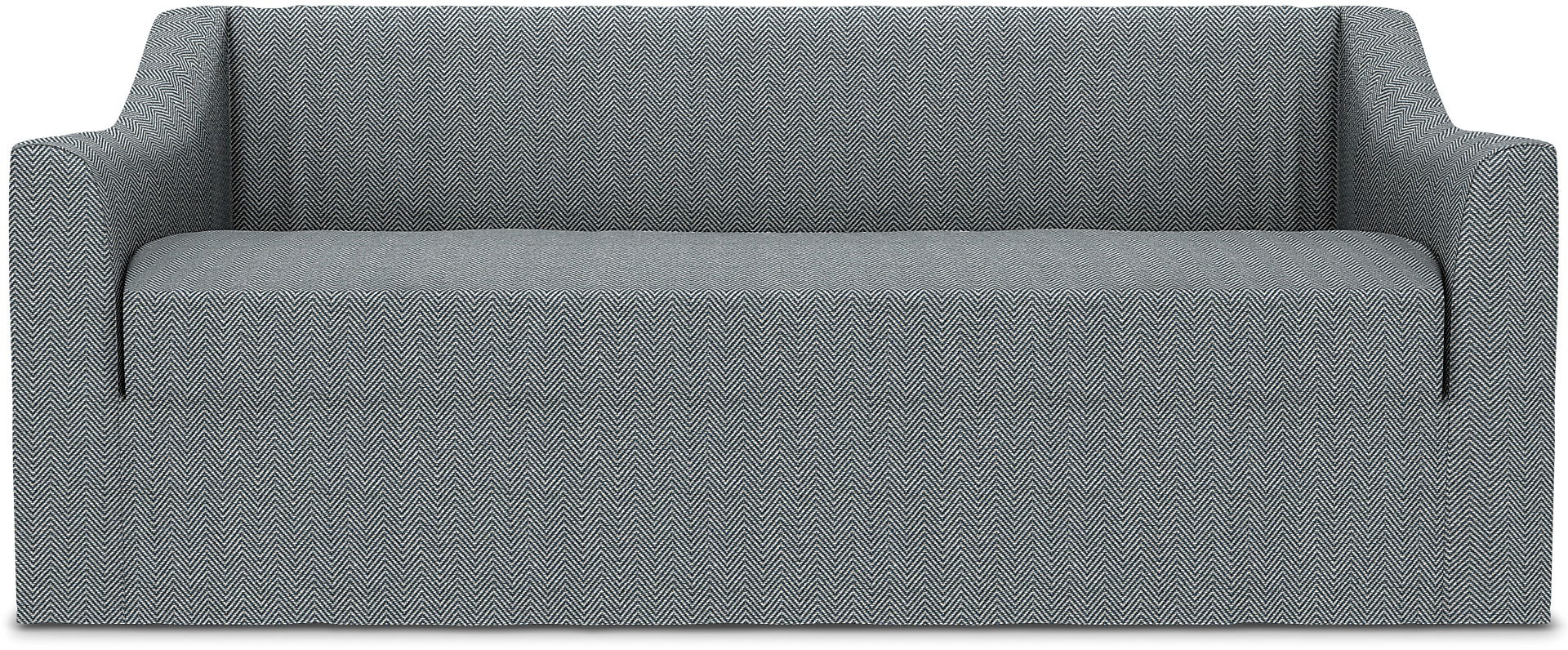 Färlöv 2 Seater Sofa Cover, Denim, Cotton - Bemz