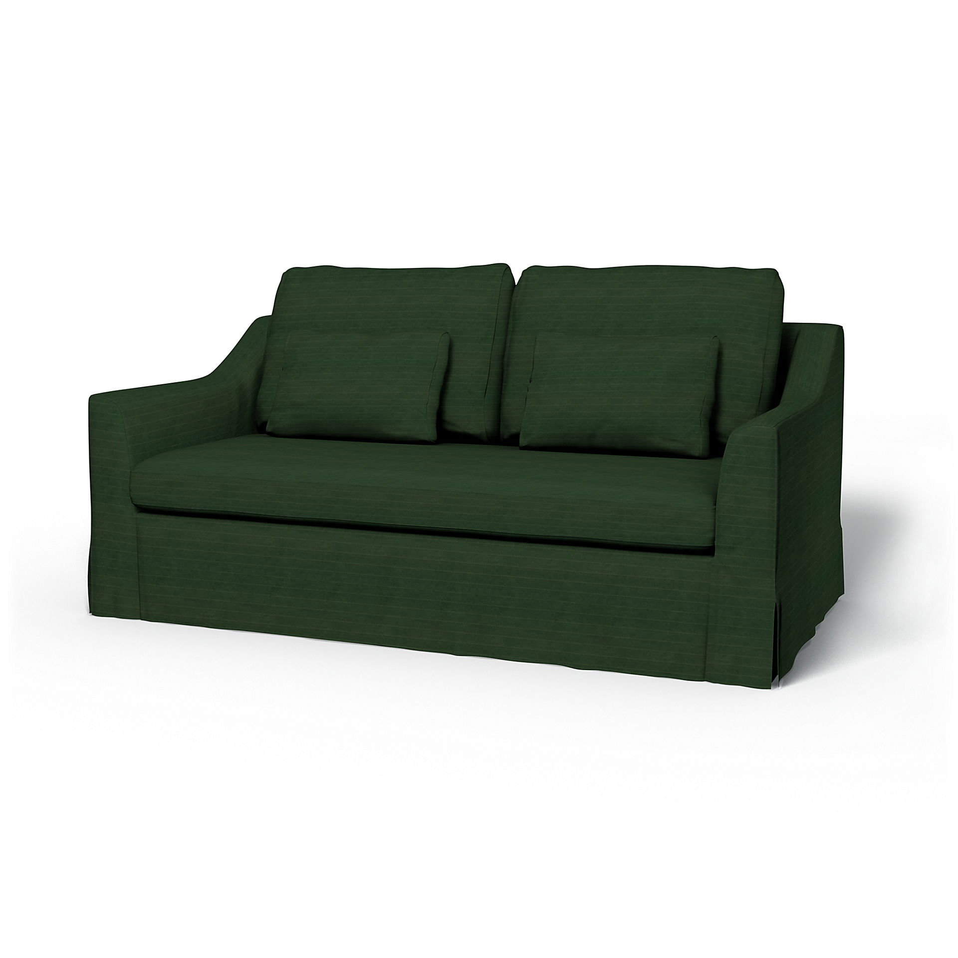 IKEA - Färlöv 2 Seater Sofa Cover, Deep Green, BEMZ NATURE'S PALETTE COLLECTION - Bemz