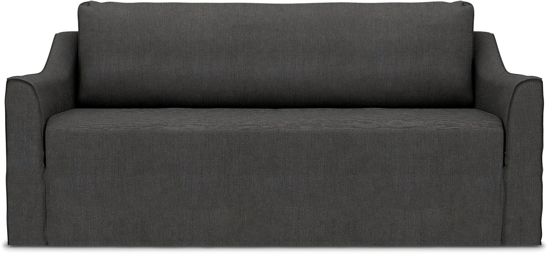 Färlöv 2 seater sofa cover, Espresso, Linen - Bemz