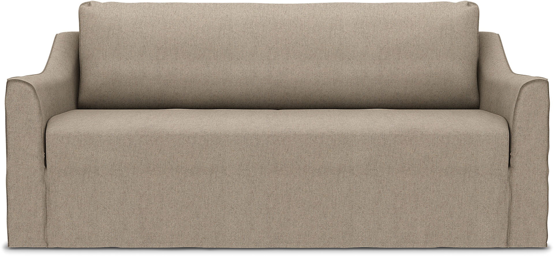 Färlöv 2 seater sofa cover, Birch, Wool - Bemz