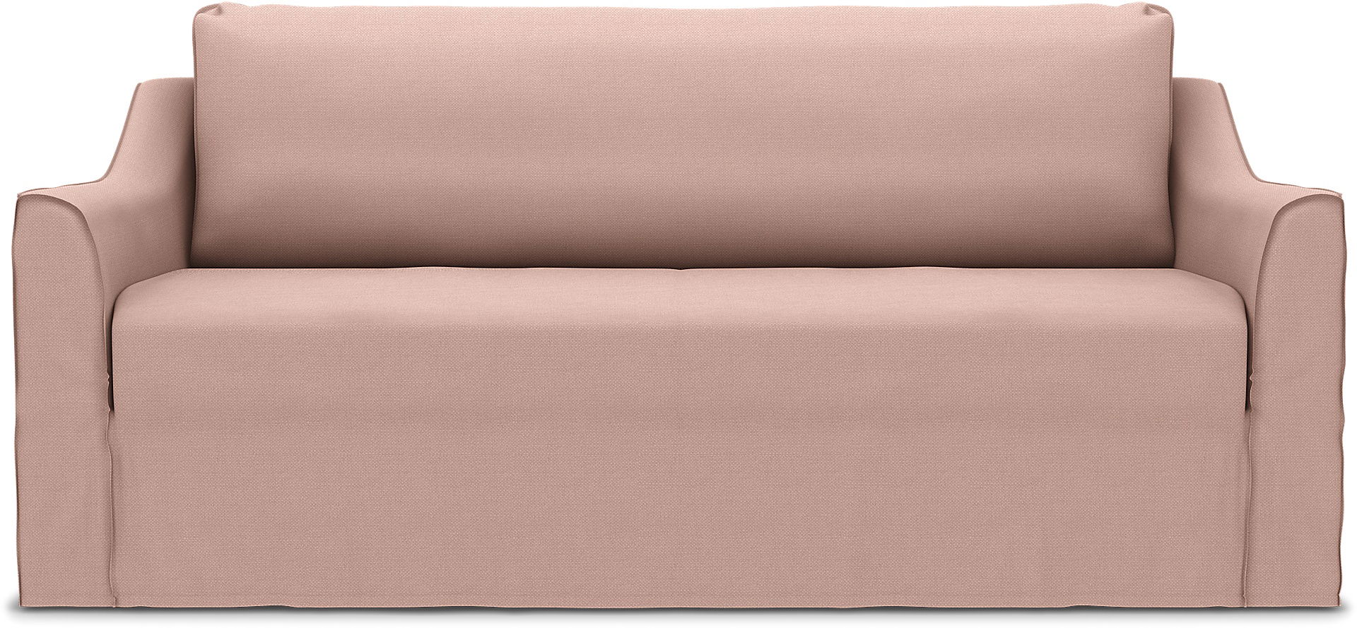 Färlöv 2 seater sofa cover, Blush, Linen - Bemz