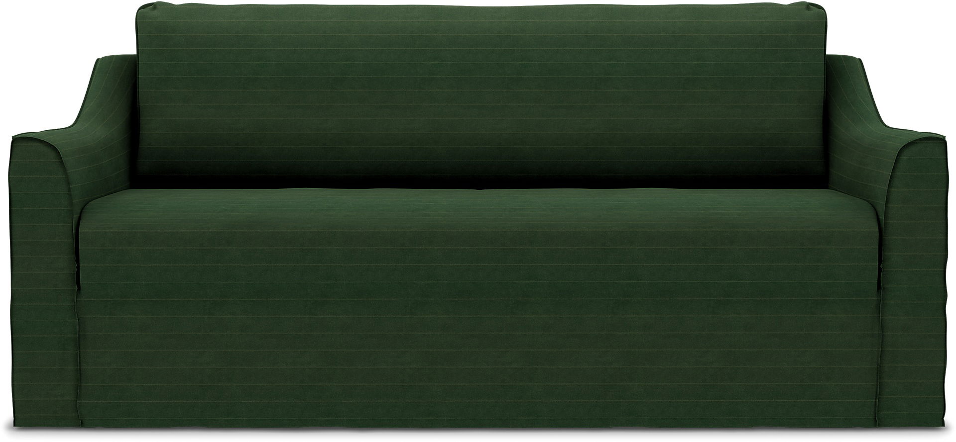 Färlöv 2 seater sofa cover, Deep Green, BEMZ NATURE'S PALETTE COLLECTION - Bemz