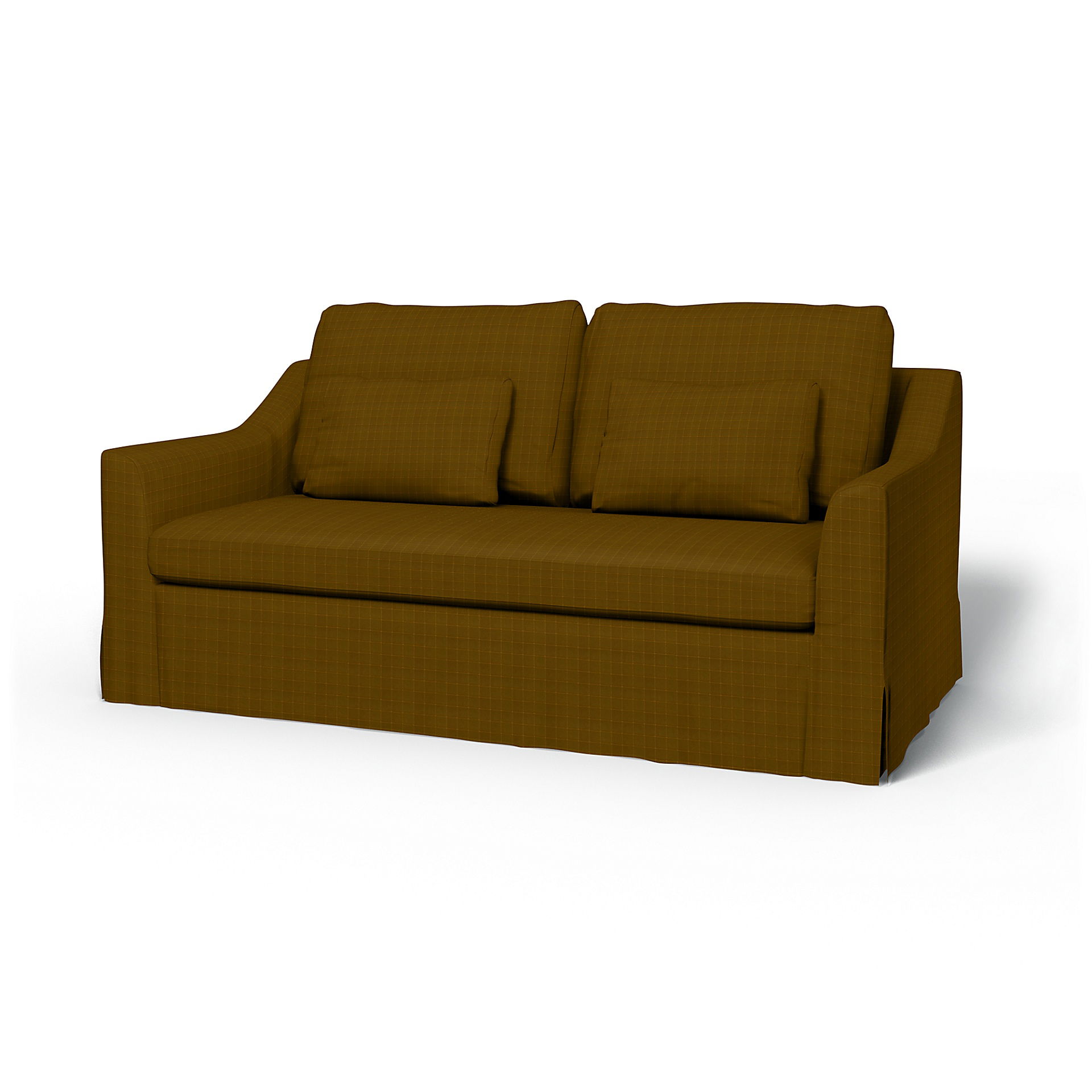 IKEA - Överdrag till Färlöv 2-sitsbäddsoffa, Turmeric, Sammet - Bemz