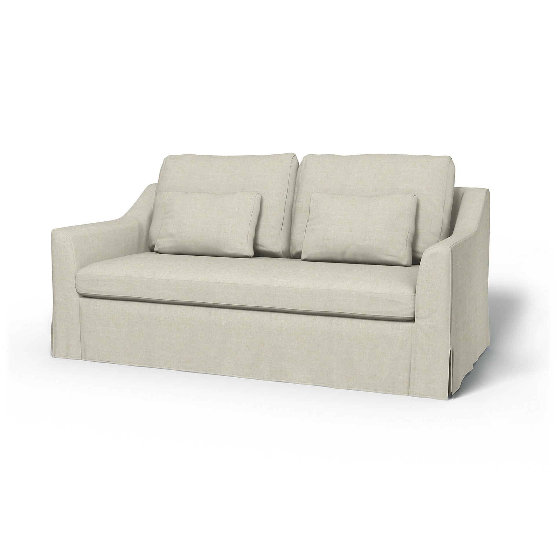 IKEA - Färlöv Sofabed, Natural, Linen - Bemz