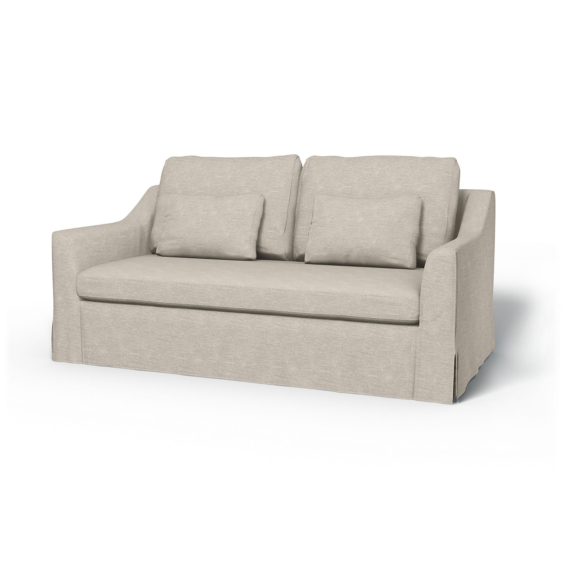 IKEA - Färlöv Sofabed, Natural White, Velvet - Bemz