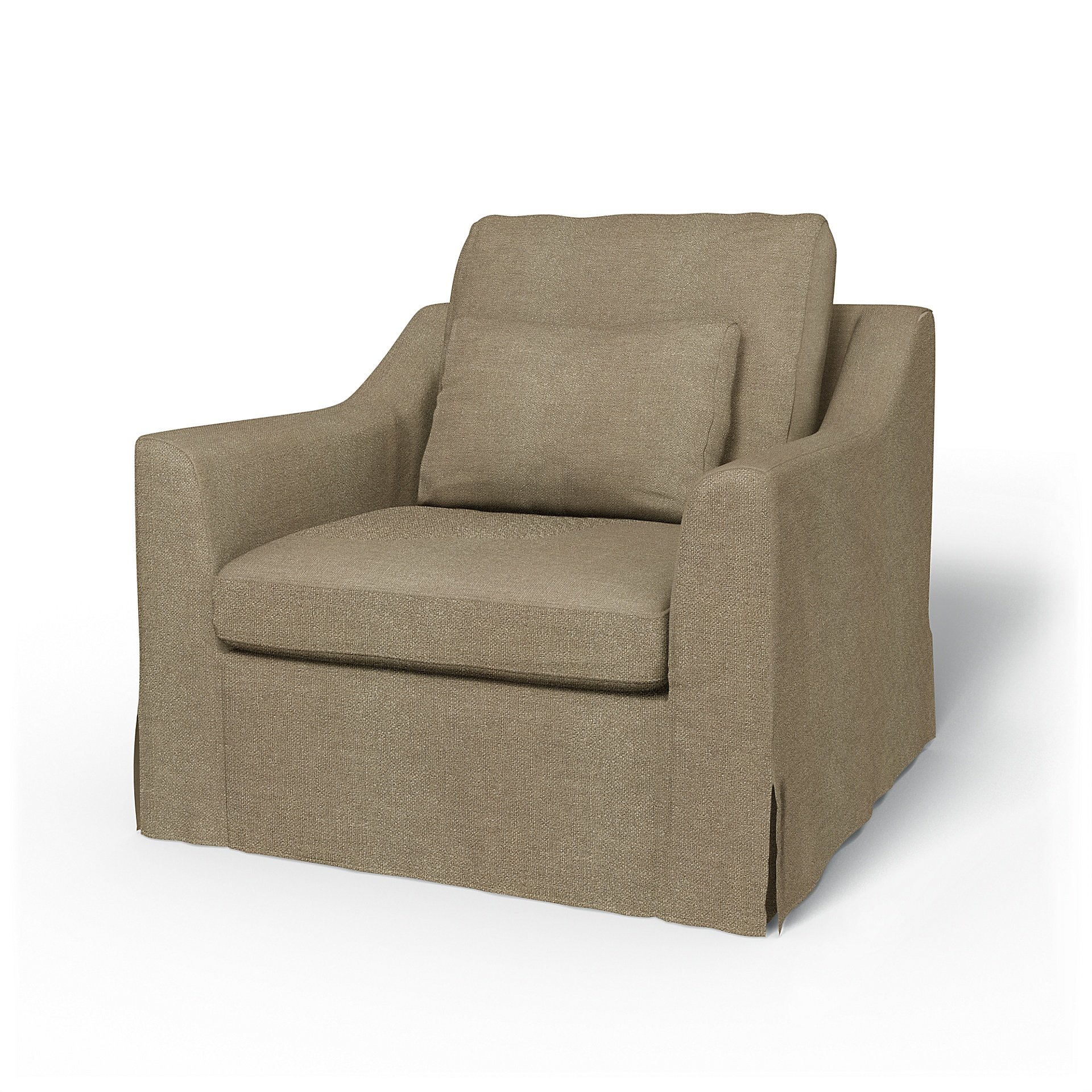 IKEA - Farlov Armchair Cover, Pebble, Boucle & Texture - Bemz