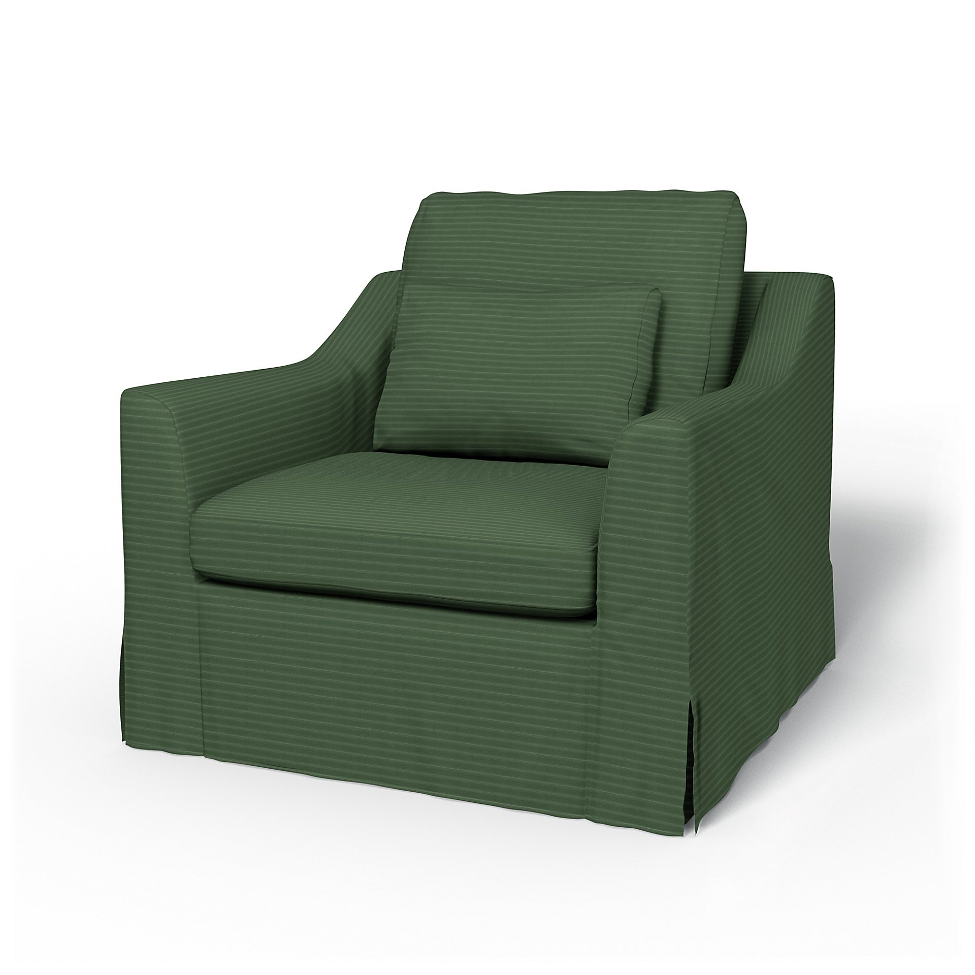 IKEA - Farlov Armchair Cover, Palm Green, Corduroy - Bemz