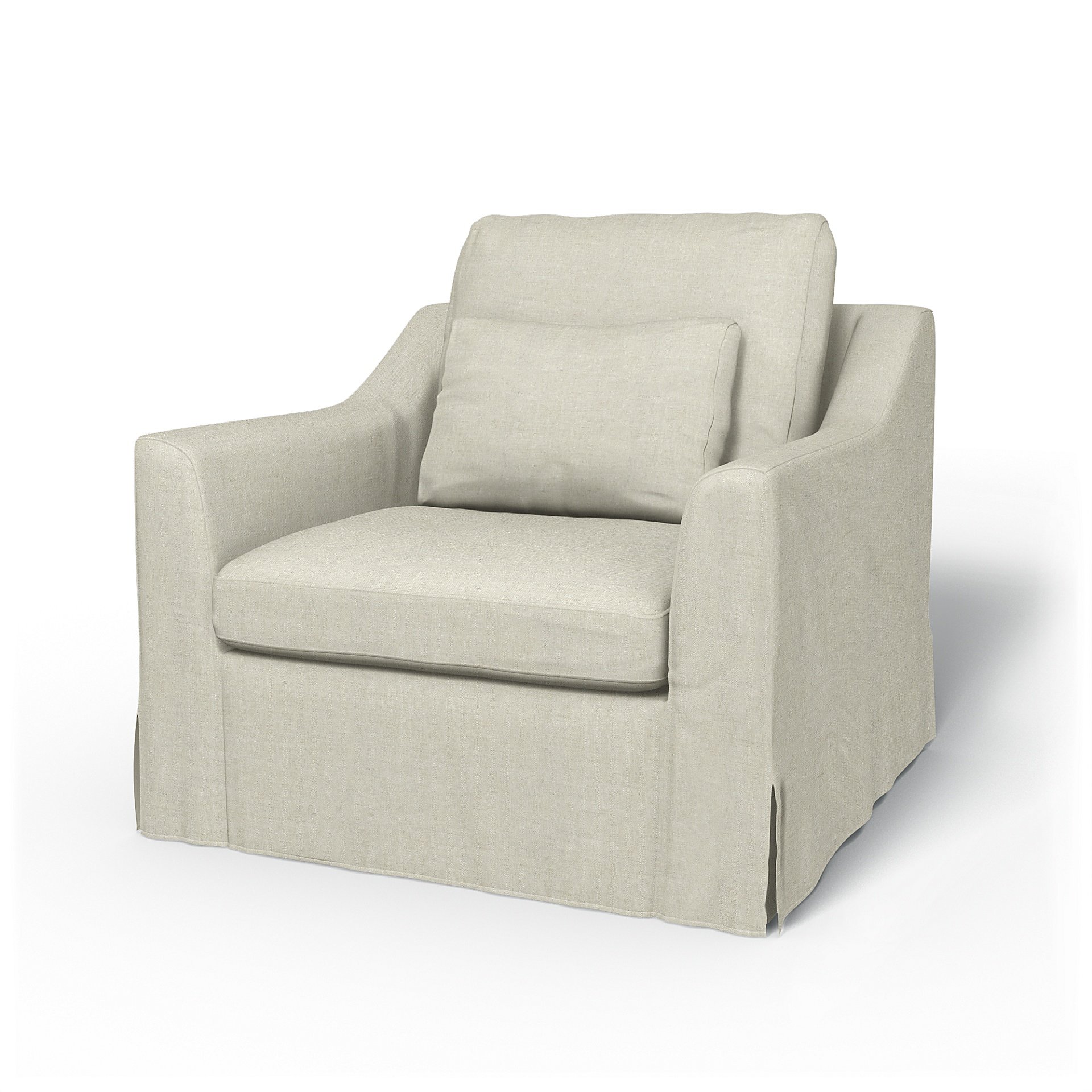 IKEA - Farlov Armchair Cover, Natural, Linen - Bemz