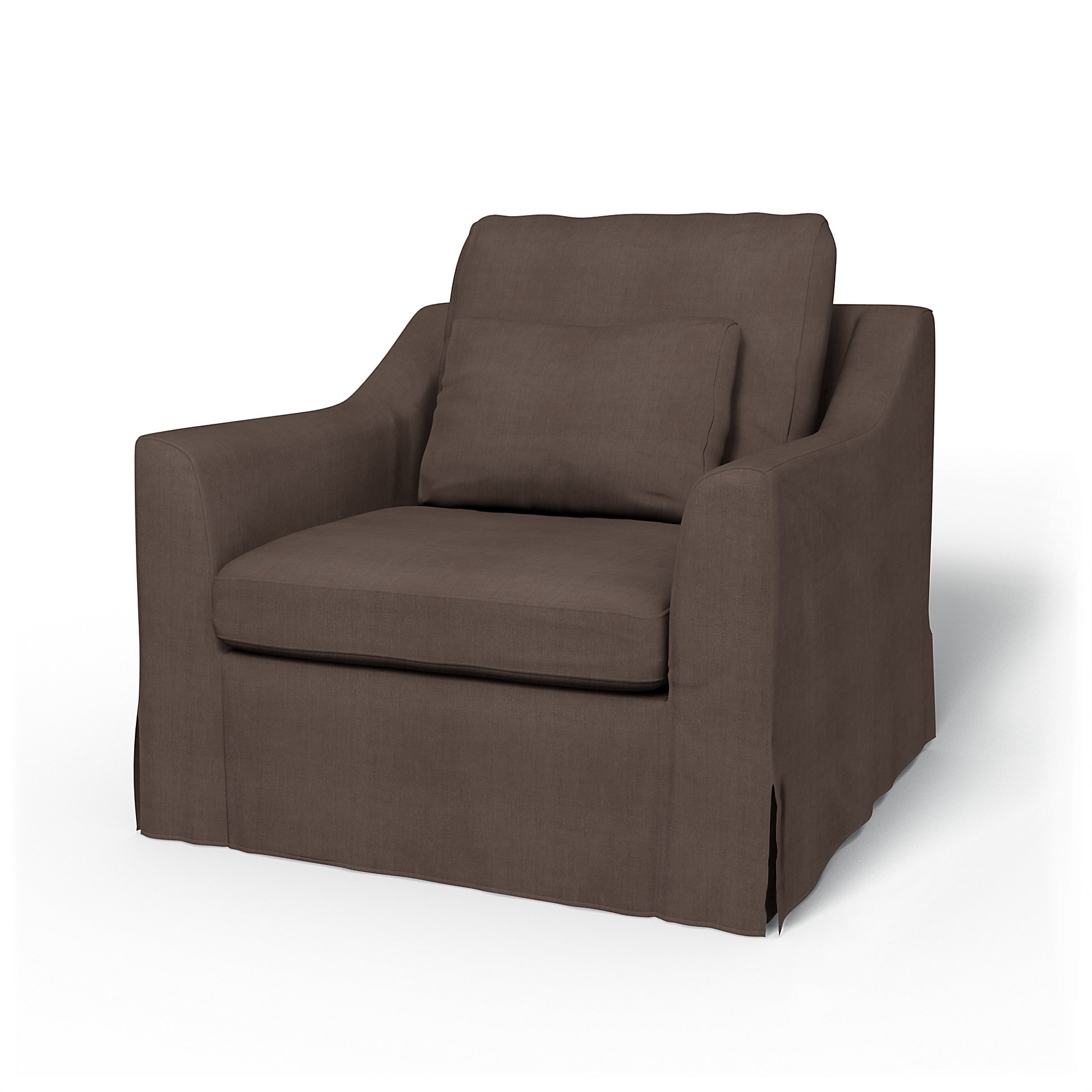 IKEA - Farlov Armchair Cover, Cocoa, Linen - Bemz